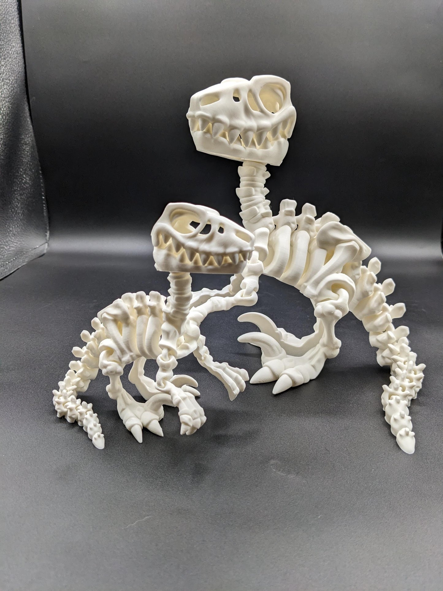 Awesome Articulated Raptor Skeleton Toy