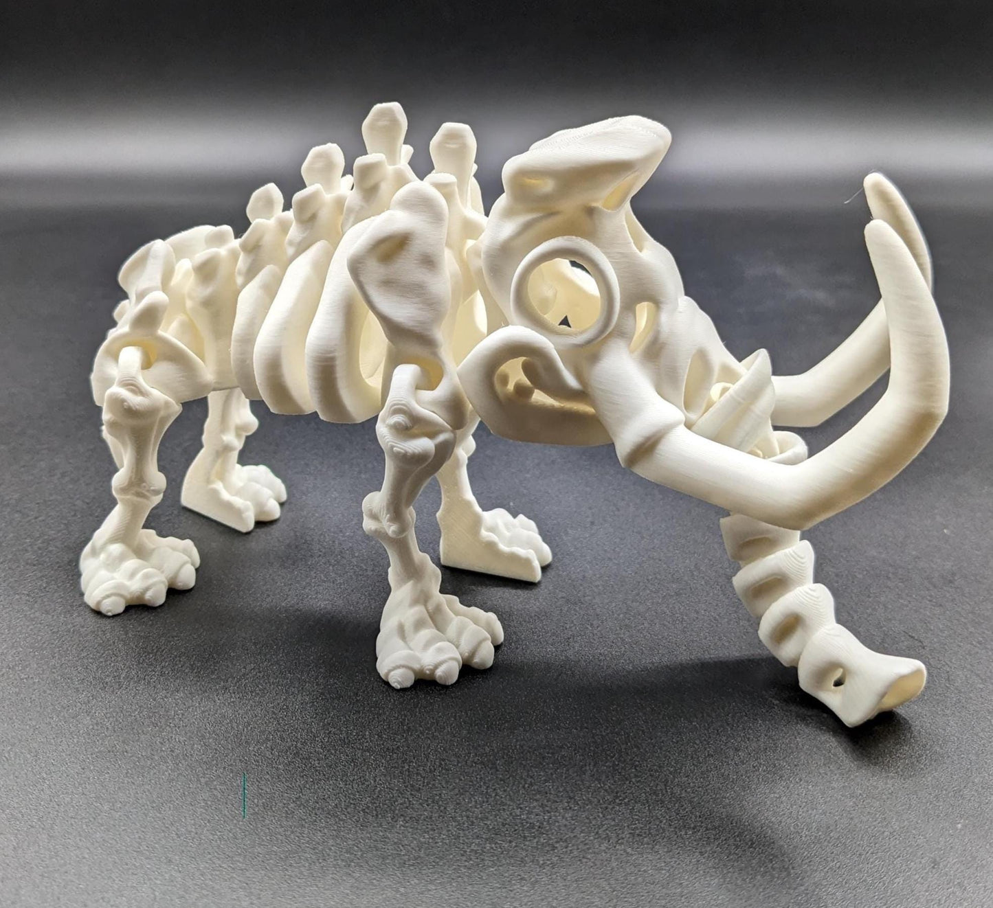 Articulated Skeleton Mammoth Toy Figurine