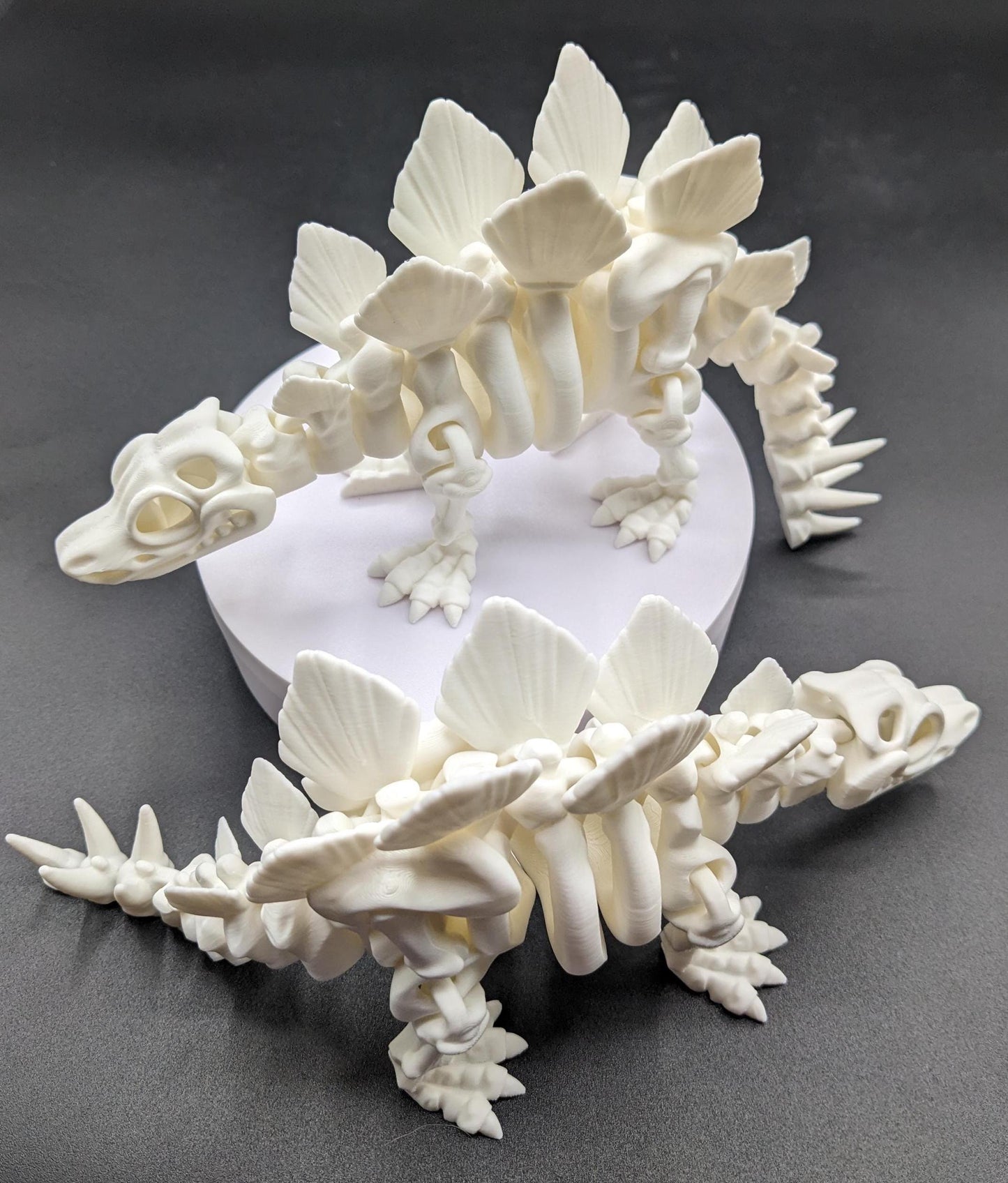 Articulated Stegosaurus Skeleton Toy Figurine