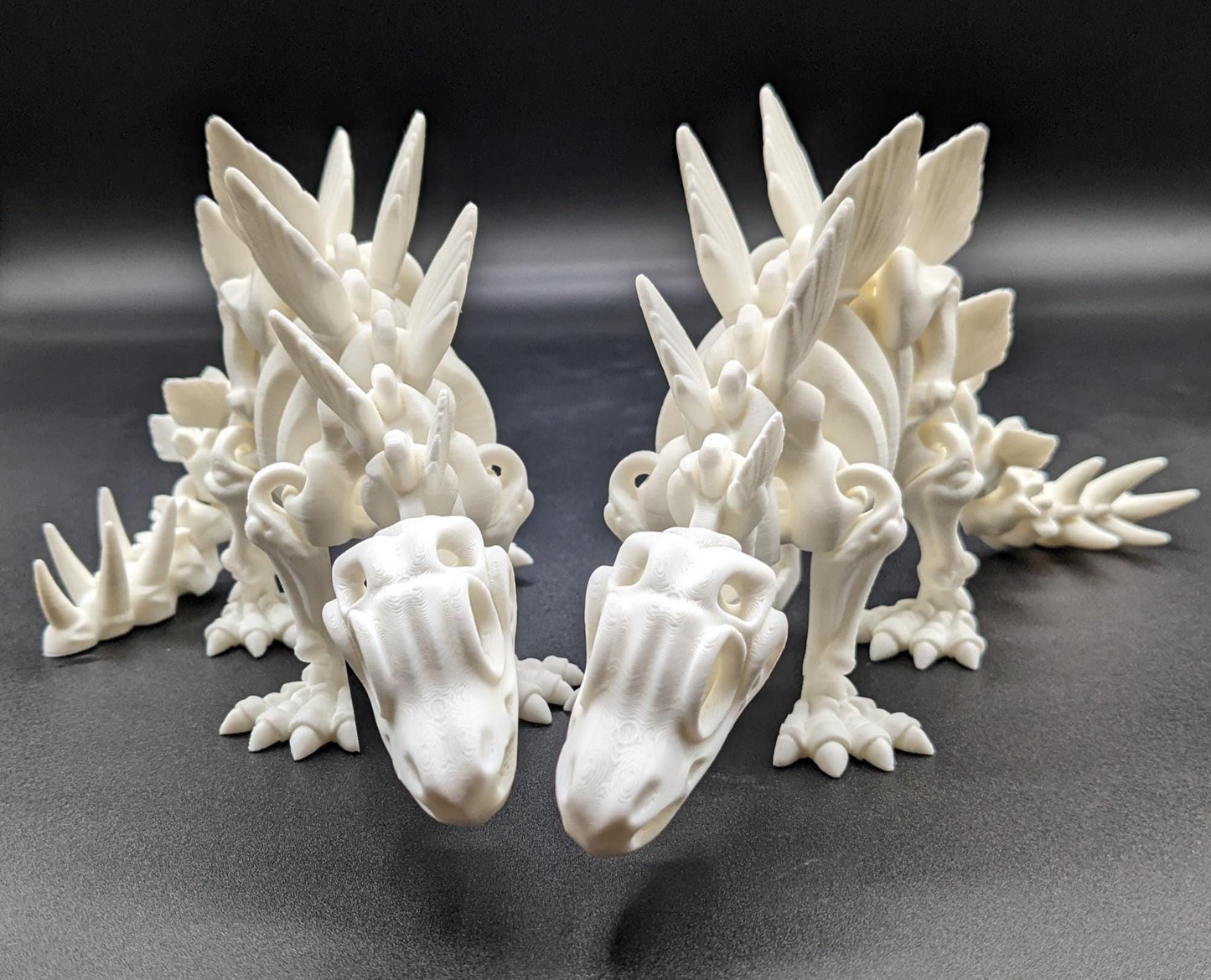Articulated Stegosaurus Skeleton Toy Figurine