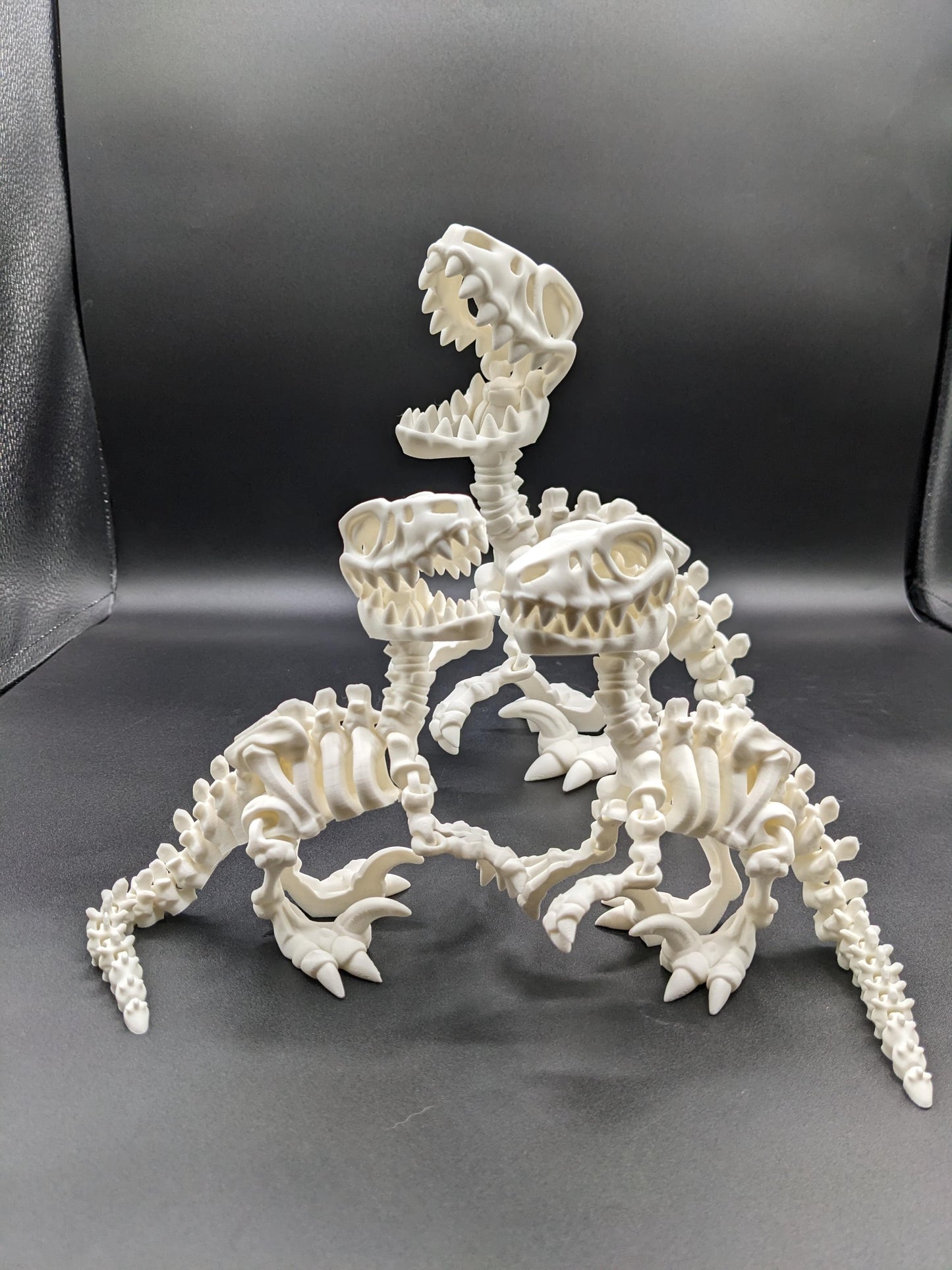 Awesome Articulated Raptor Skeleton Toy