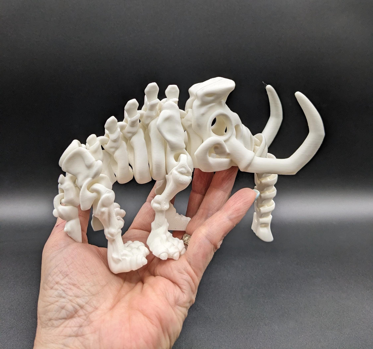 Articulated Skeleton Mammoth Toy Figurine