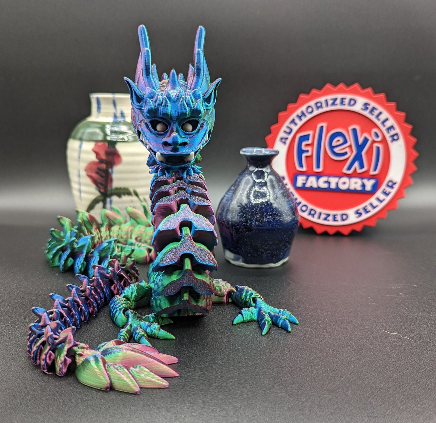 Dragon Flexi Factory gothic desk toy Fidget Mythical toy