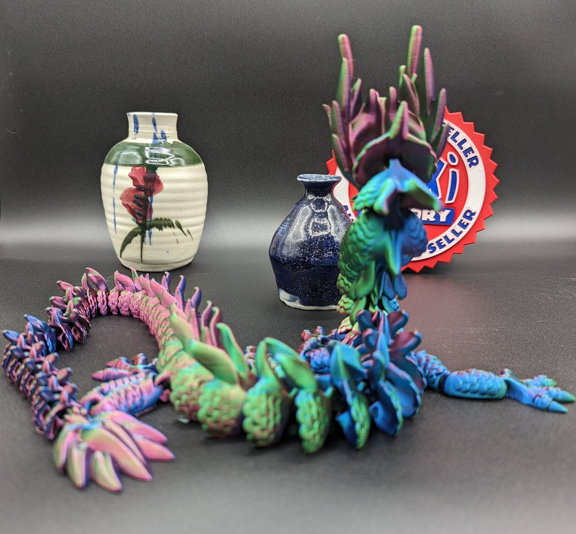 Dragon Flexi Factory gothic desk toy Fidget Mythical toy