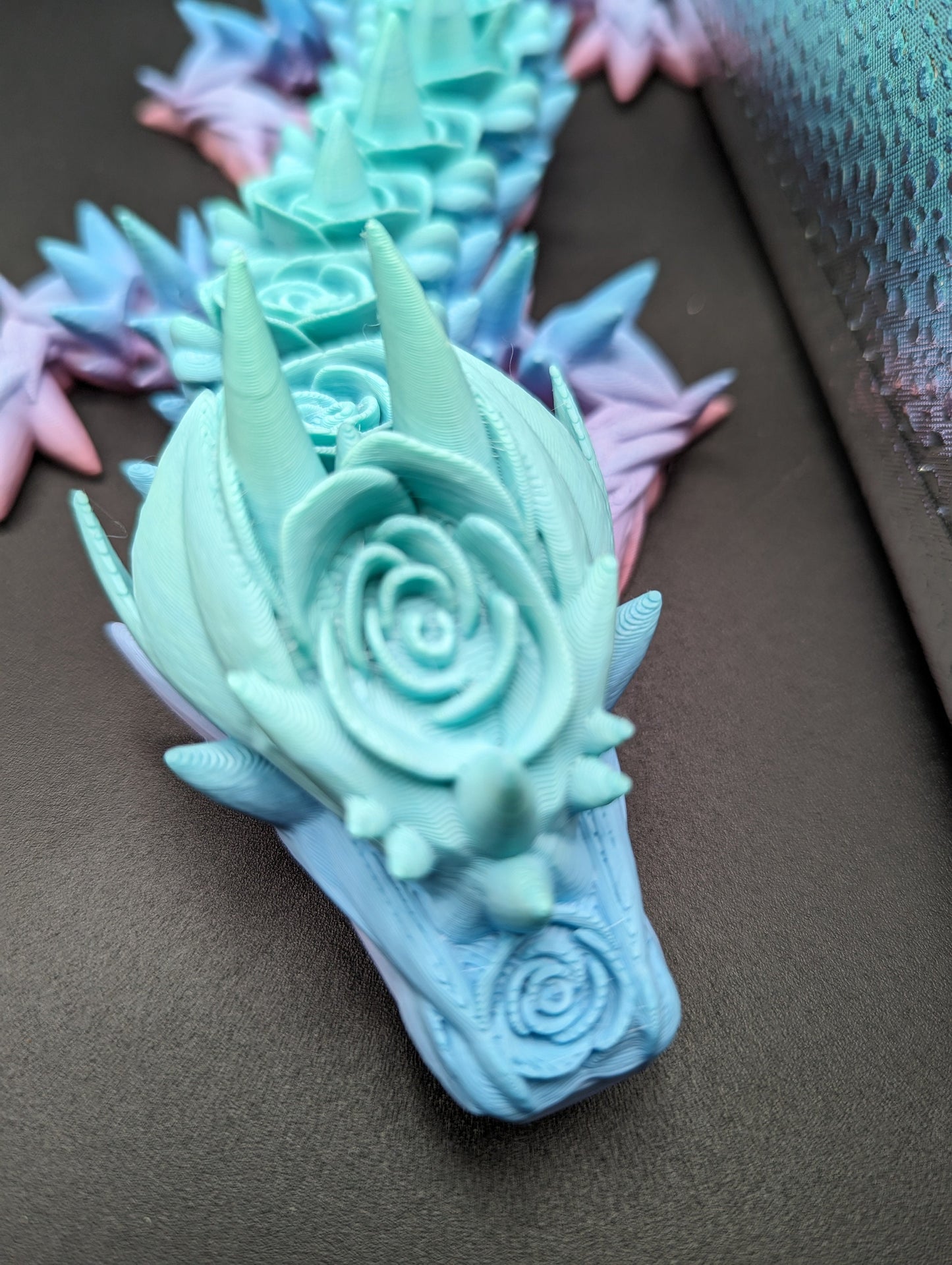 Dragon Cinderwing gothic desk toy Fidget Mythical toy Cinderwing,3D Printed Dragon,Fantasy Gift,Enchanted Decor,Gothic Decor,Dragon Sculpture,Mythical Charm,Toy,Fidget,Desk Toy,Fourth Wing,Andarna