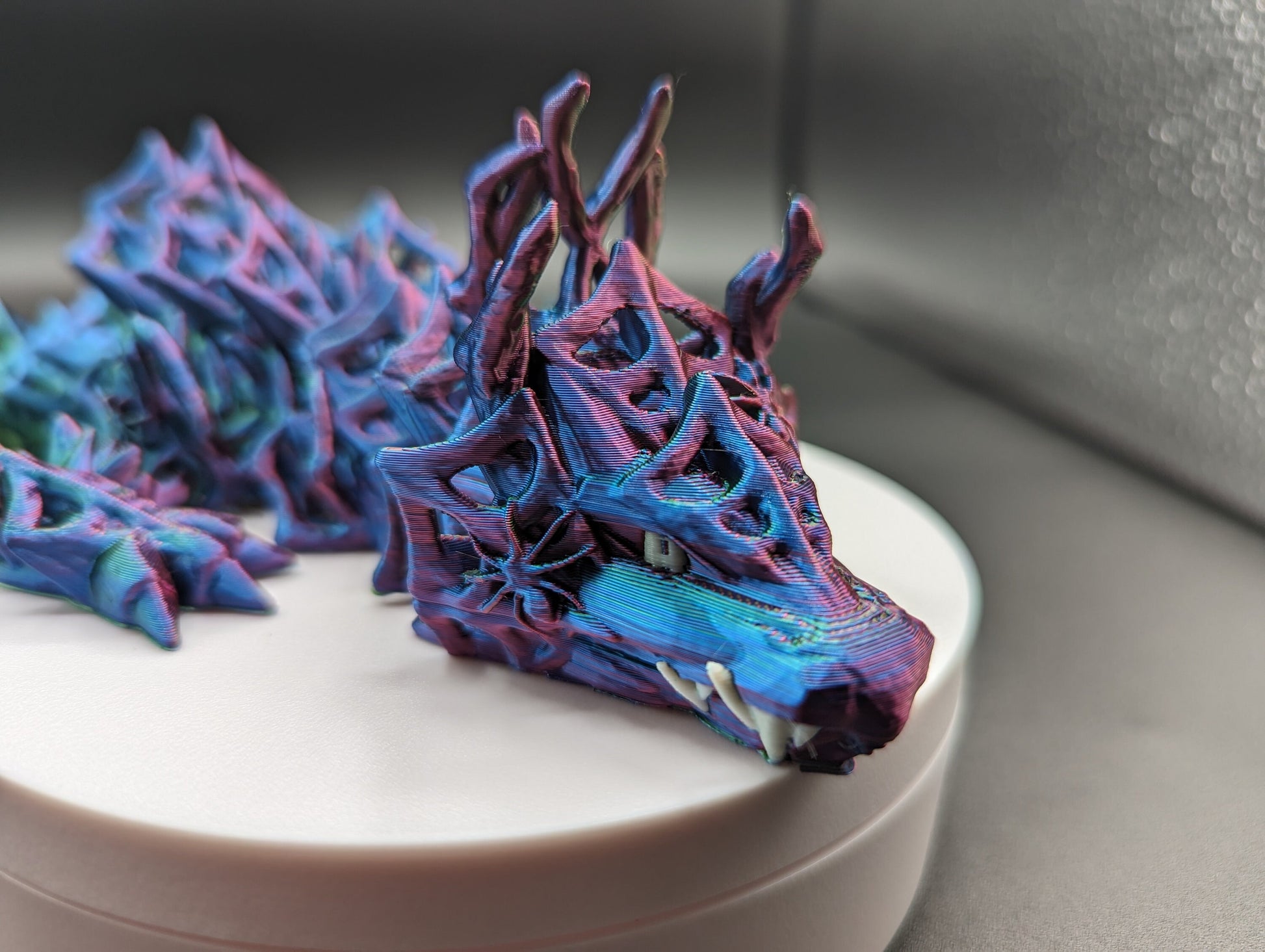 Embrace the allure of darkness and fantasy with the 3D Printed Wicked Dragon by Cinderwing. Order yours today and let this mesmerizing creature take you on a journey into the shadows. Don&#39;t miss the opportunity to own a piece of art that celebrates the mystique of the wicked and the extraordinary.