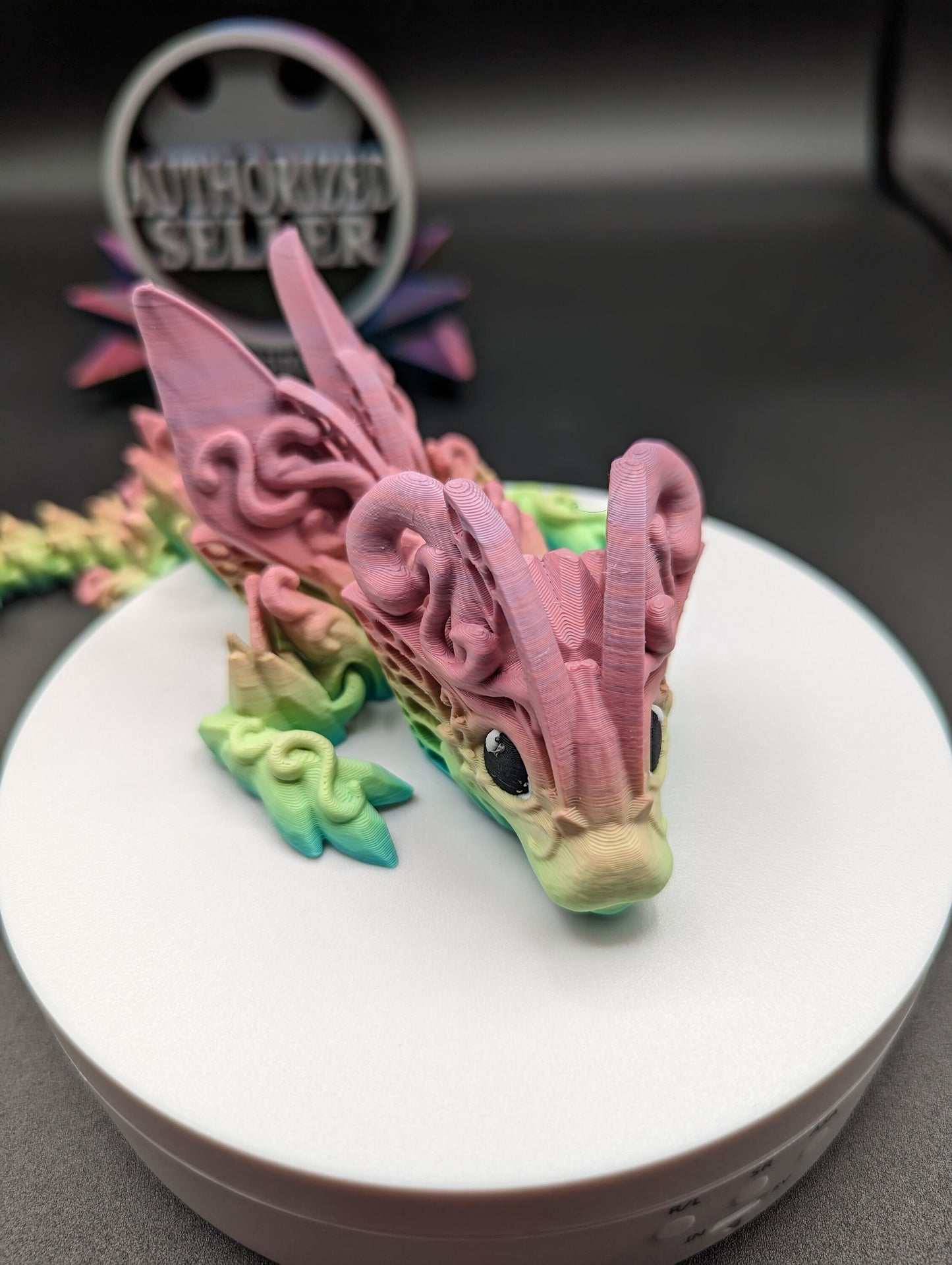 Dragon Cinderwing gothic desk toy Fidget Mythical toy