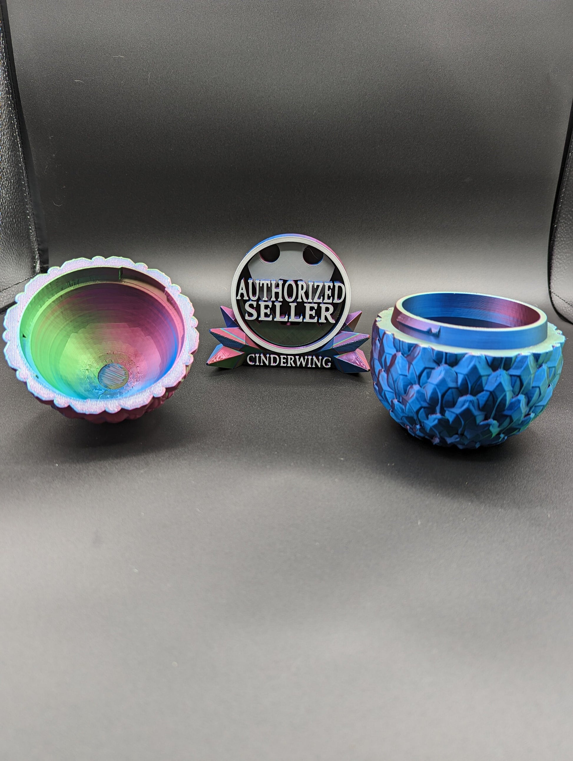 wraith Dragon Cinderwing gothic desk toy Fidget Mythical toy