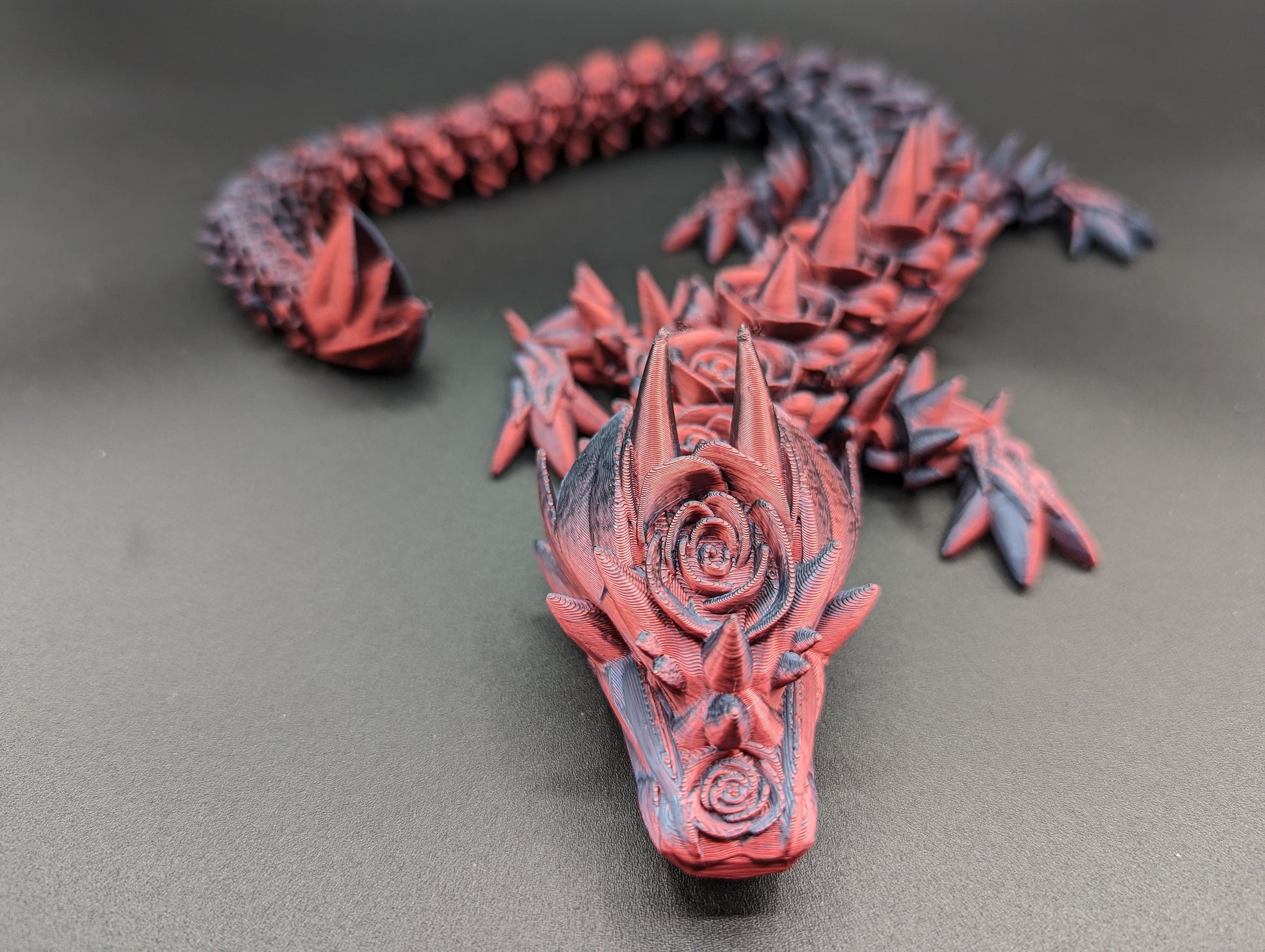 Dragon Cinderwing gothic desk toy Fidget Mythical toy Cinderwing,3D Printed Dragon,Fantasy Gift,Enchanted Decor,Gothic Decor,Dragon Sculpture,Mythical Charm,Toy,Fidget,Desk Toy,Fourth Wing,Andarna