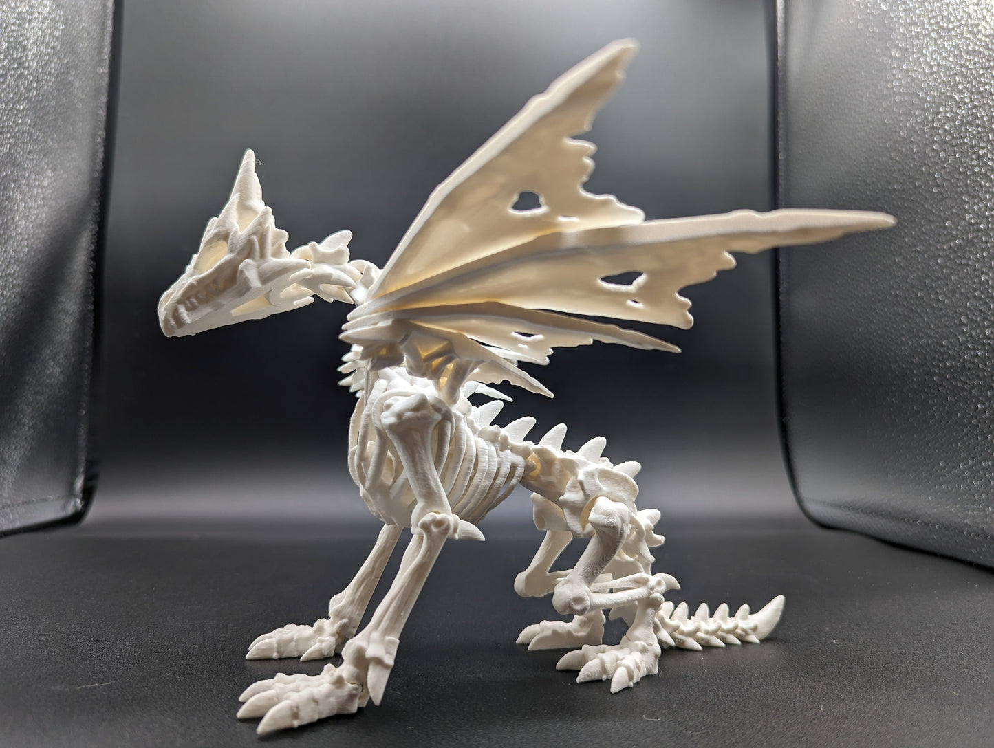 wraith Dragon Cinderwing gothic desk toy Fidget Mythical toy