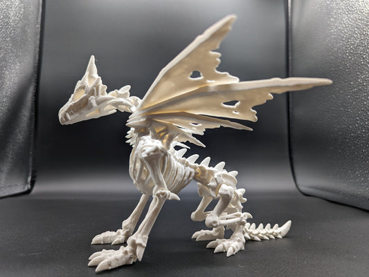 wraith Dragon Cinderwing gothic desk toy Fidget Mythical toy