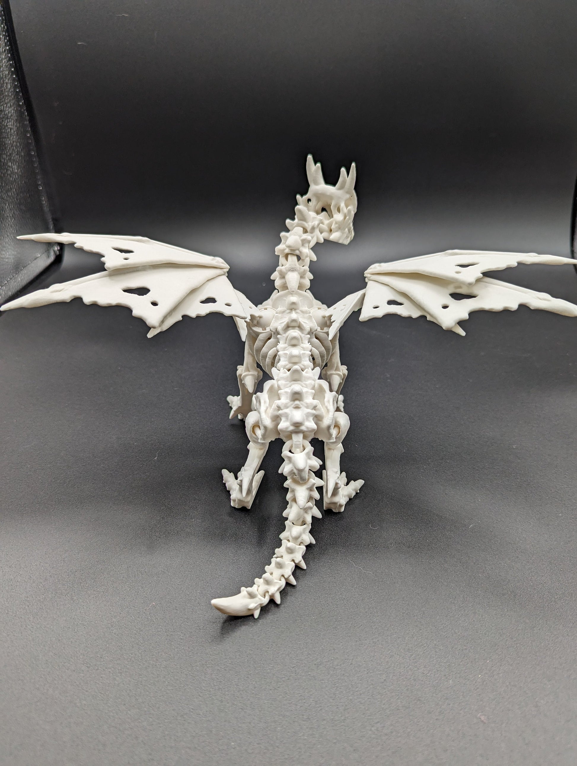 wraith Dragon Cinderwing gothic desk toy Fidget Mythical toy