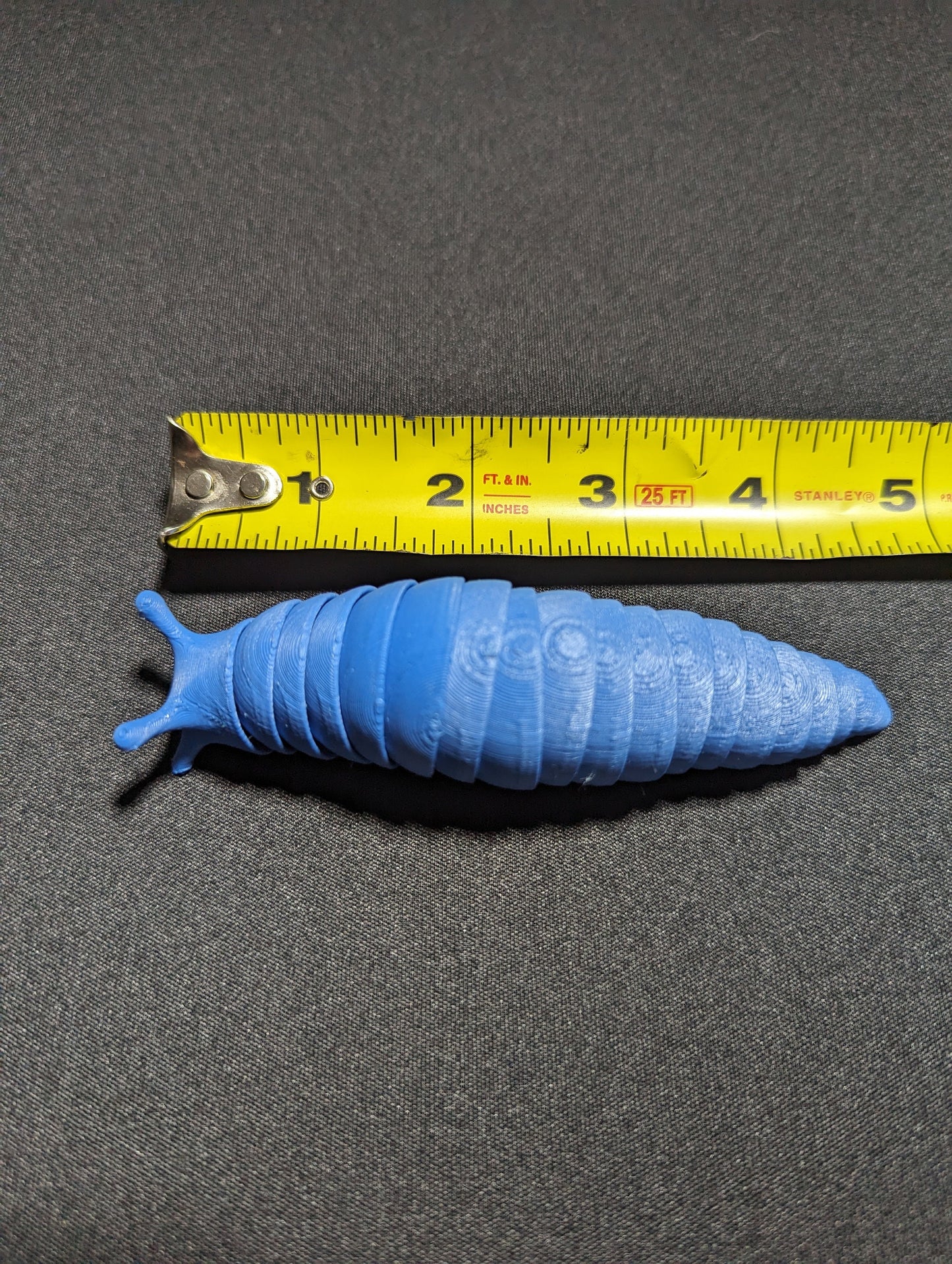 Slug 3D Printed Articulated Slug, desk toy fidget toy gift 3d print, back to school gift Slinky Slug Flexi Flexi Pet Snail 3d