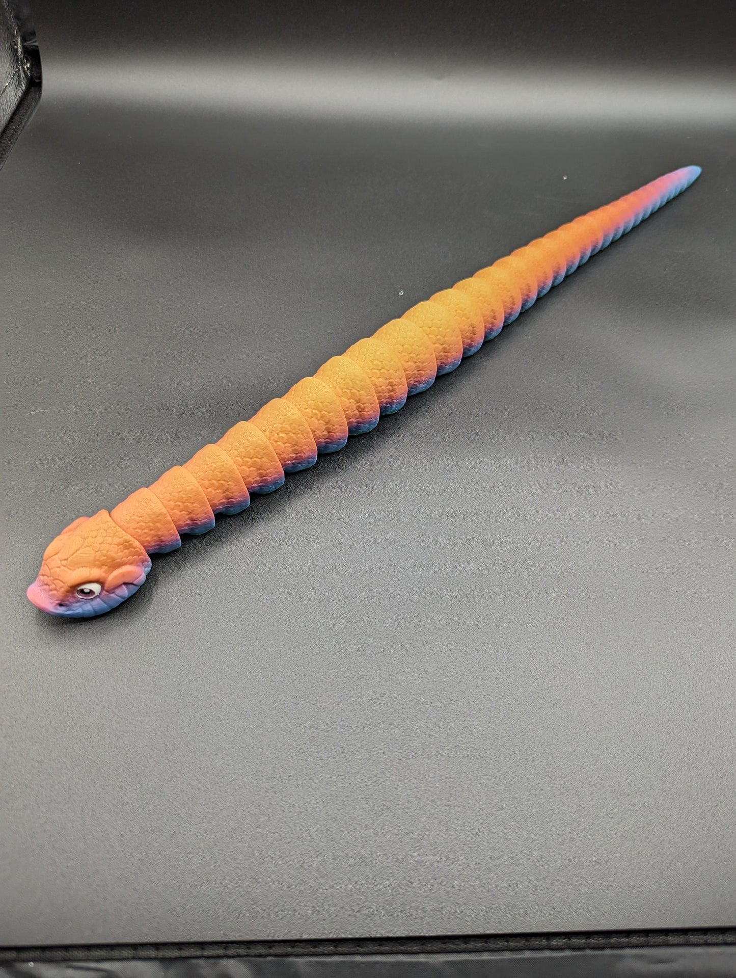 Mesmerizing 3D Printed Hognose Snake - Unique Reptile Art for Home Decor!