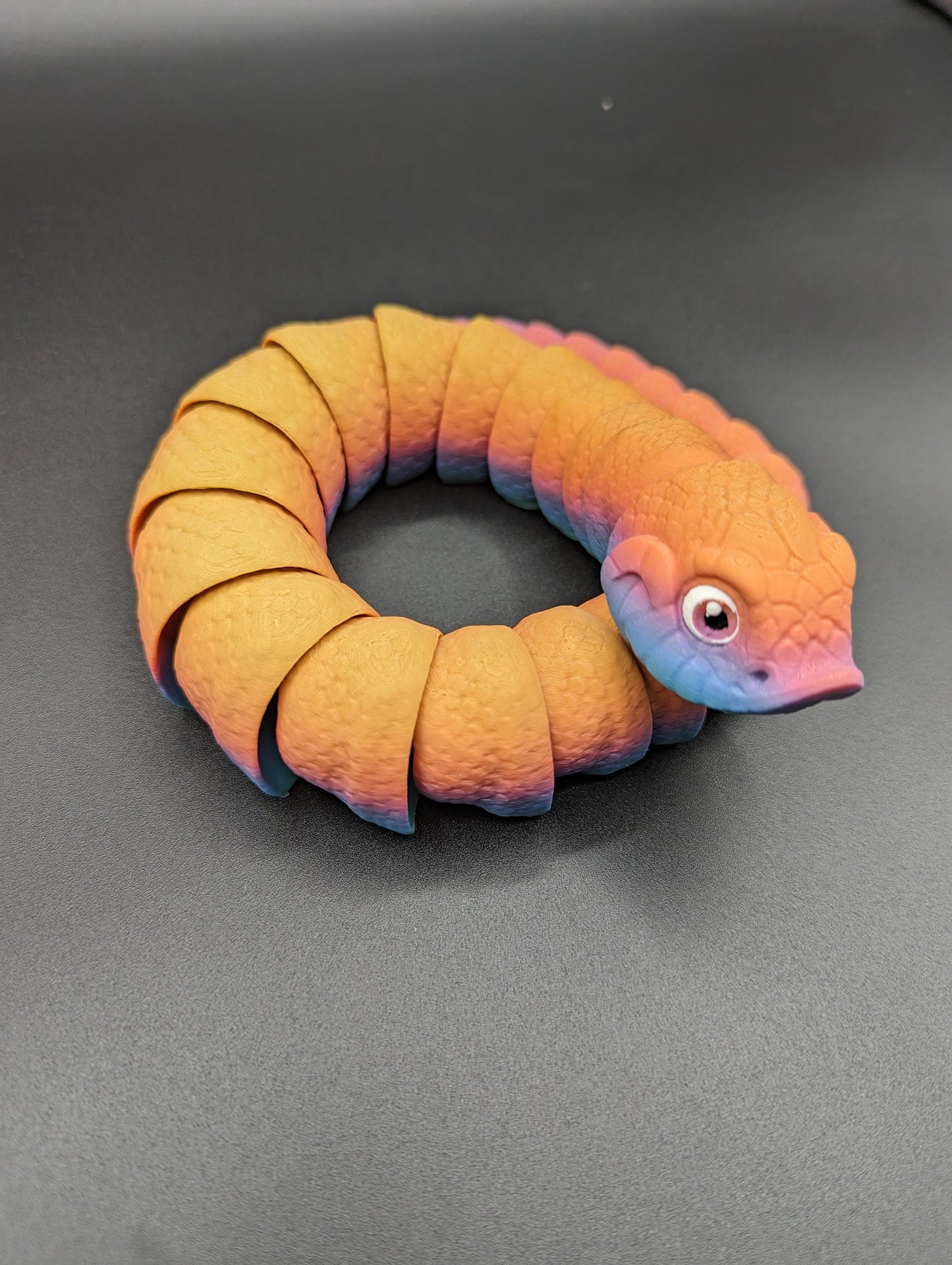 Mesmerizing 3D Printed Hognose Snake - Unique Reptile Art for Home Decor!