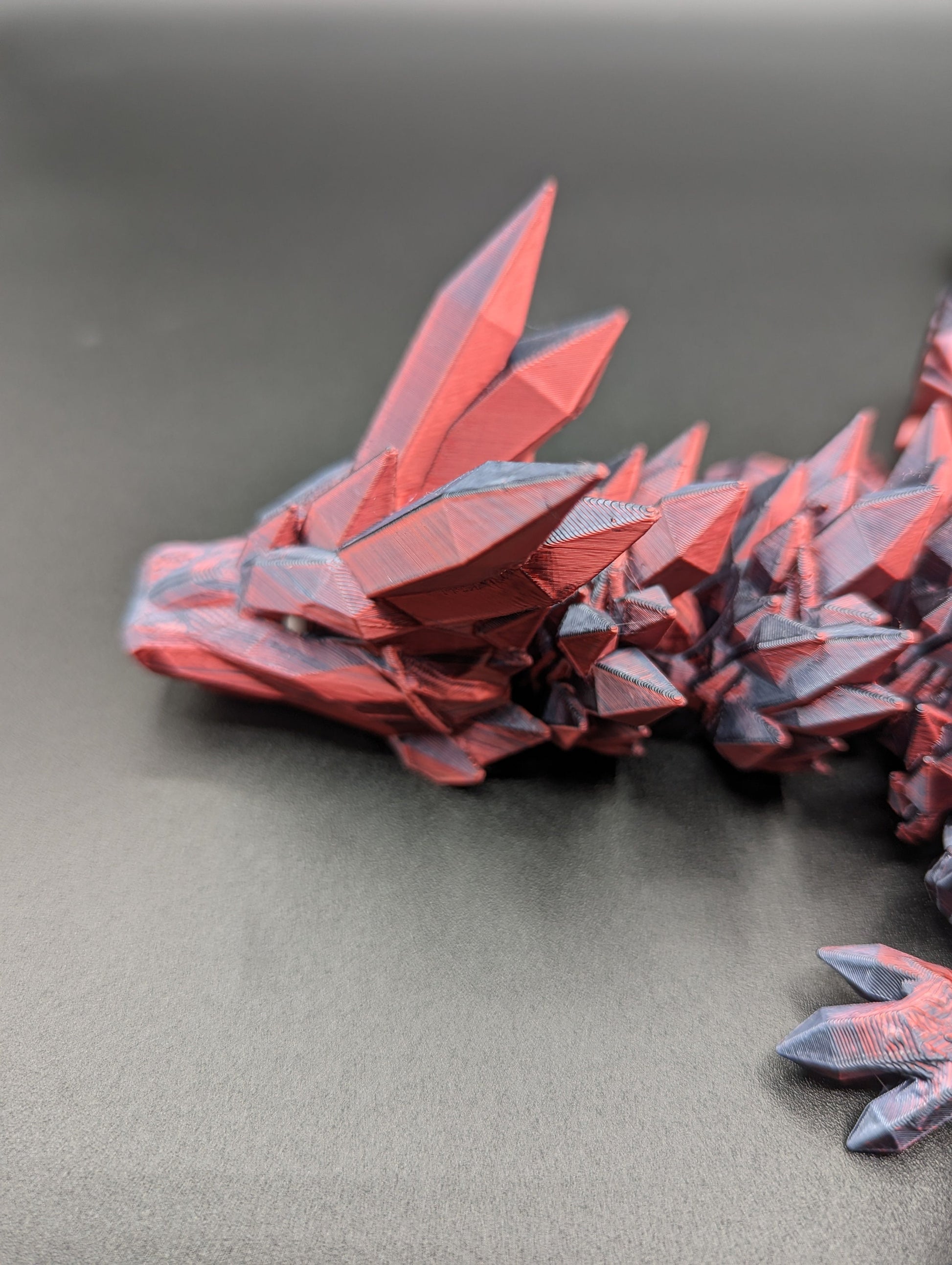 Dragon Crystal Dragon multi color articulated dragon3d printed dragon wing forth wing