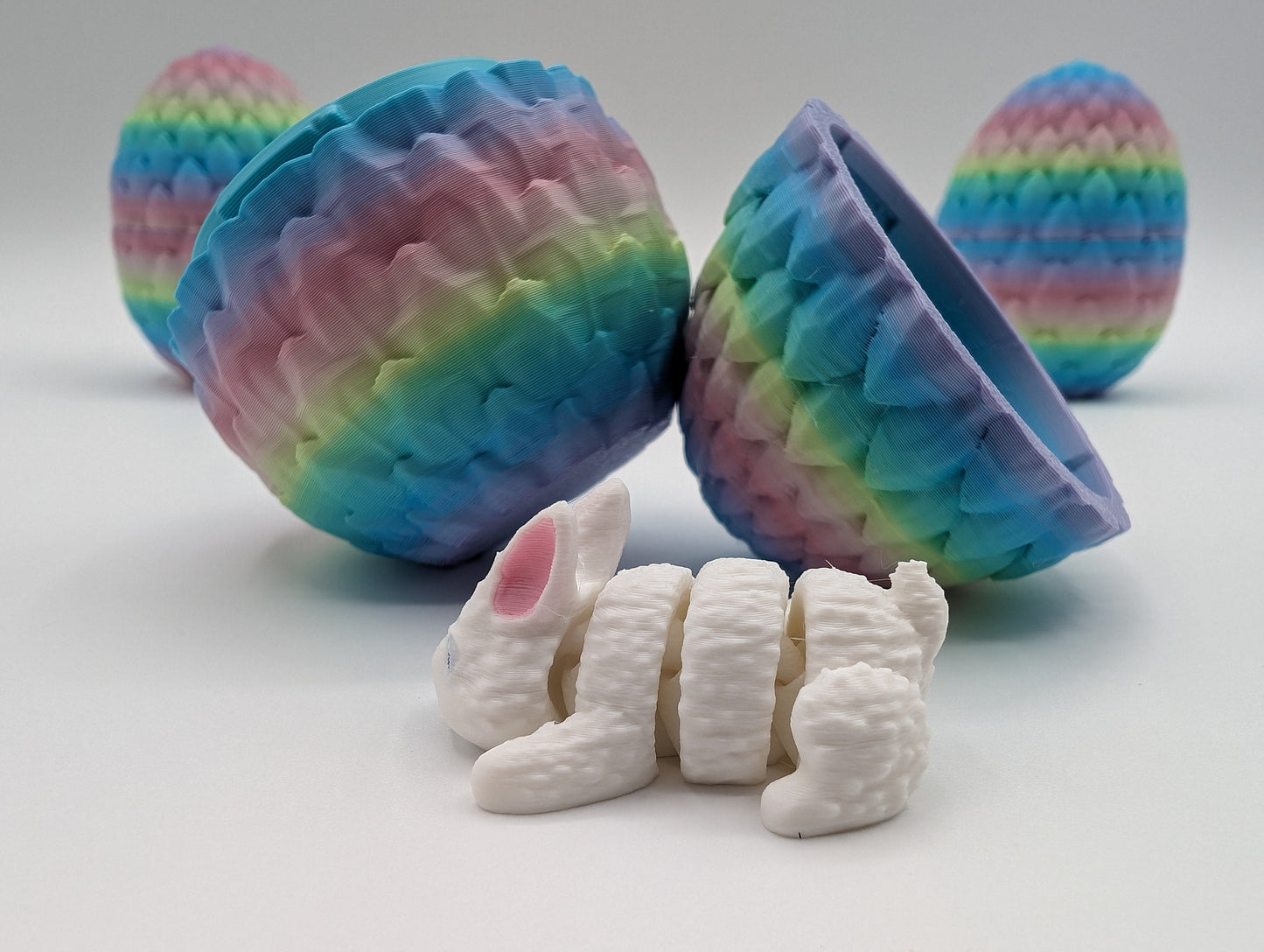 Easter Dragon Egg with Bunny - Fidget Joy!