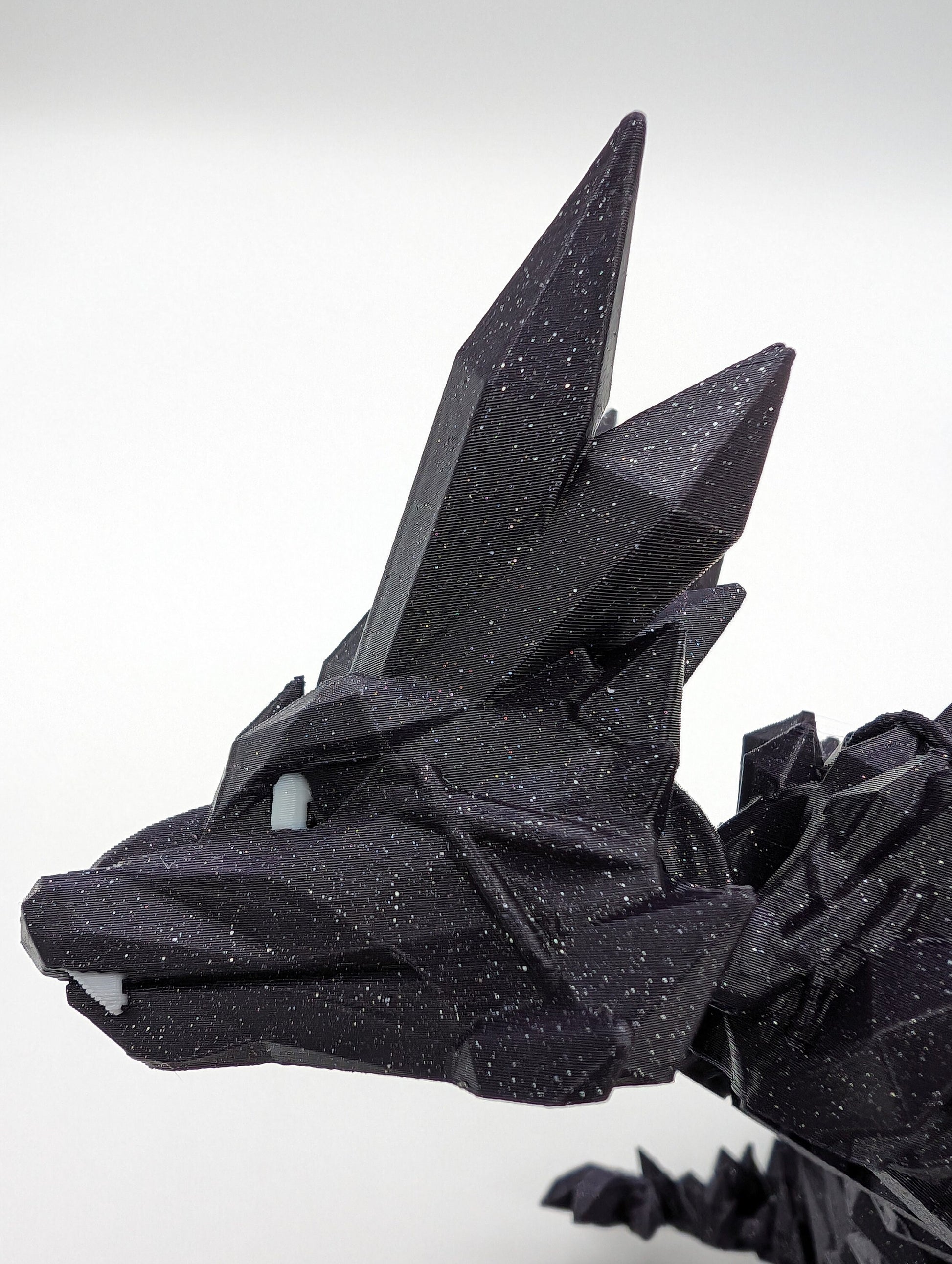 Dragon Crystal Dragon multi color articulated dragon3d printed dragon wing forth wing