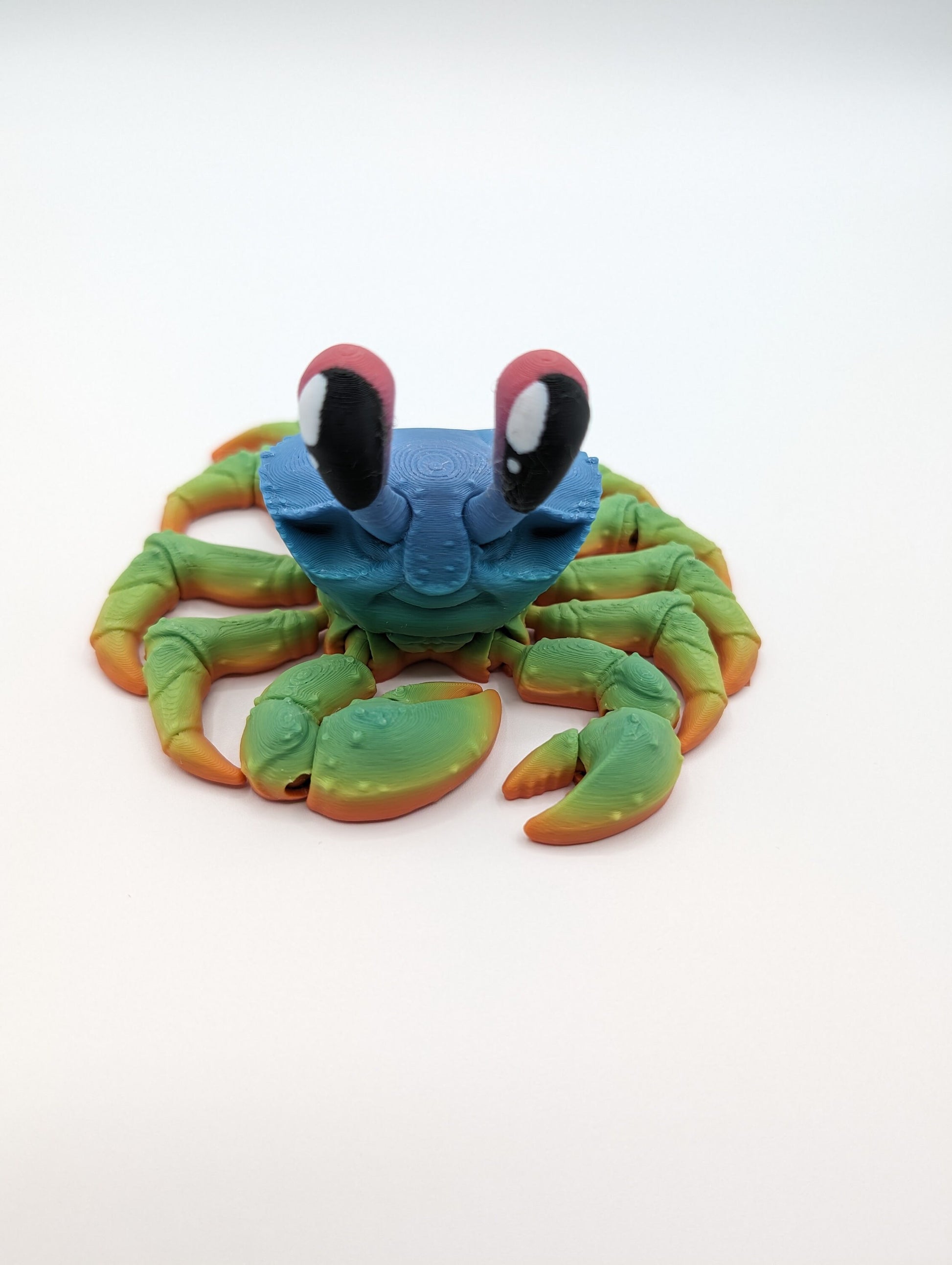 Crab Ghost Crab 3D Printed Articulating Toy