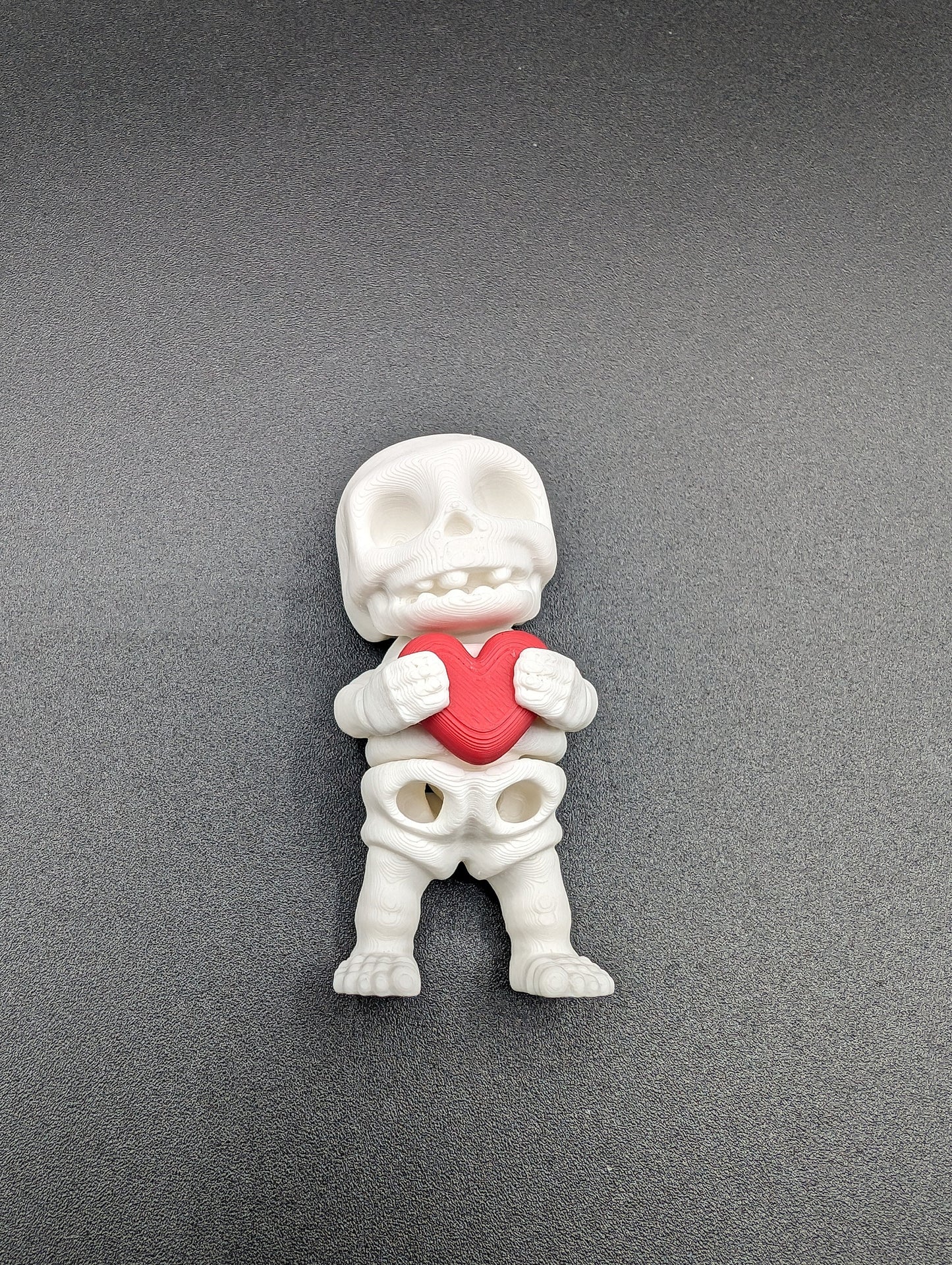 Skeleton Valentine&#39;s Tiny Skeleton Valentine 3D Printed Articulated Tiny Toy Unique Romantic Gift for Stress Relief
