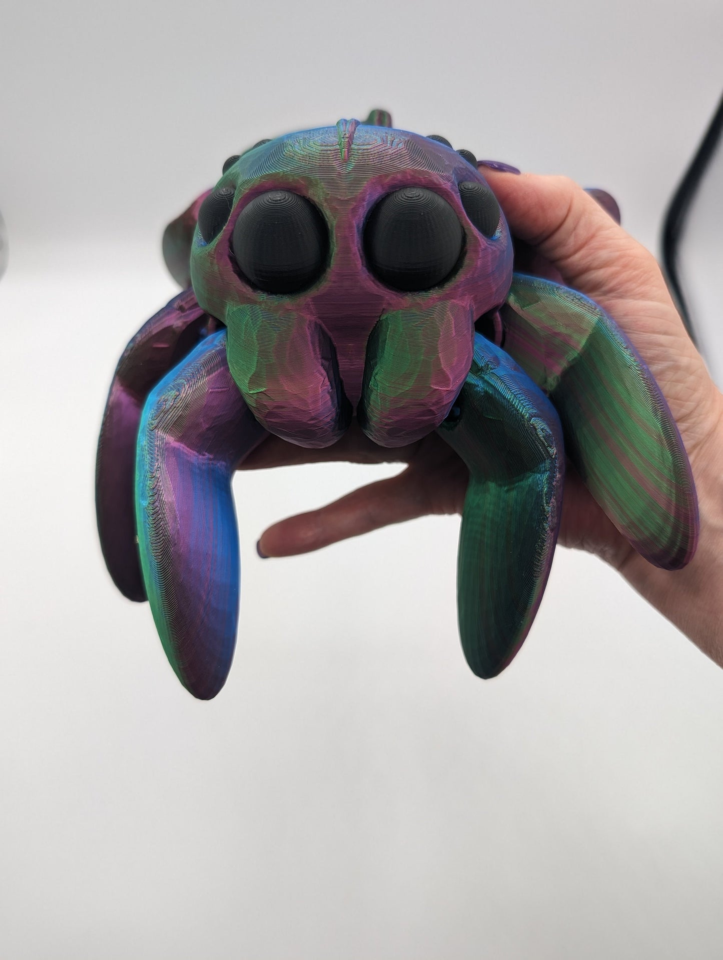 TINY ARTICULATING SPIDER , Fidget Toy, Desk Stress Toy
