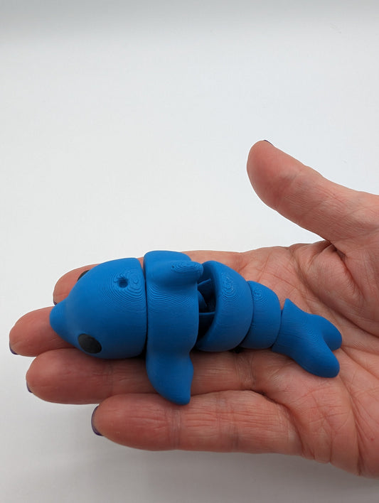 Dolphin Articulated Baby Dolphin Fidget Adorable Stress Relief Toy Fidget Toy Desk Stress Toy