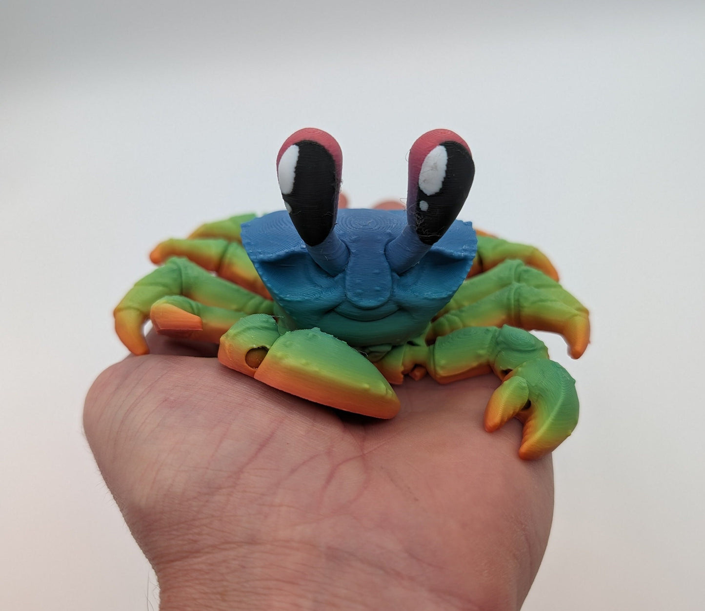 Crab Ghost Crab 3D Printed Articulating Toy