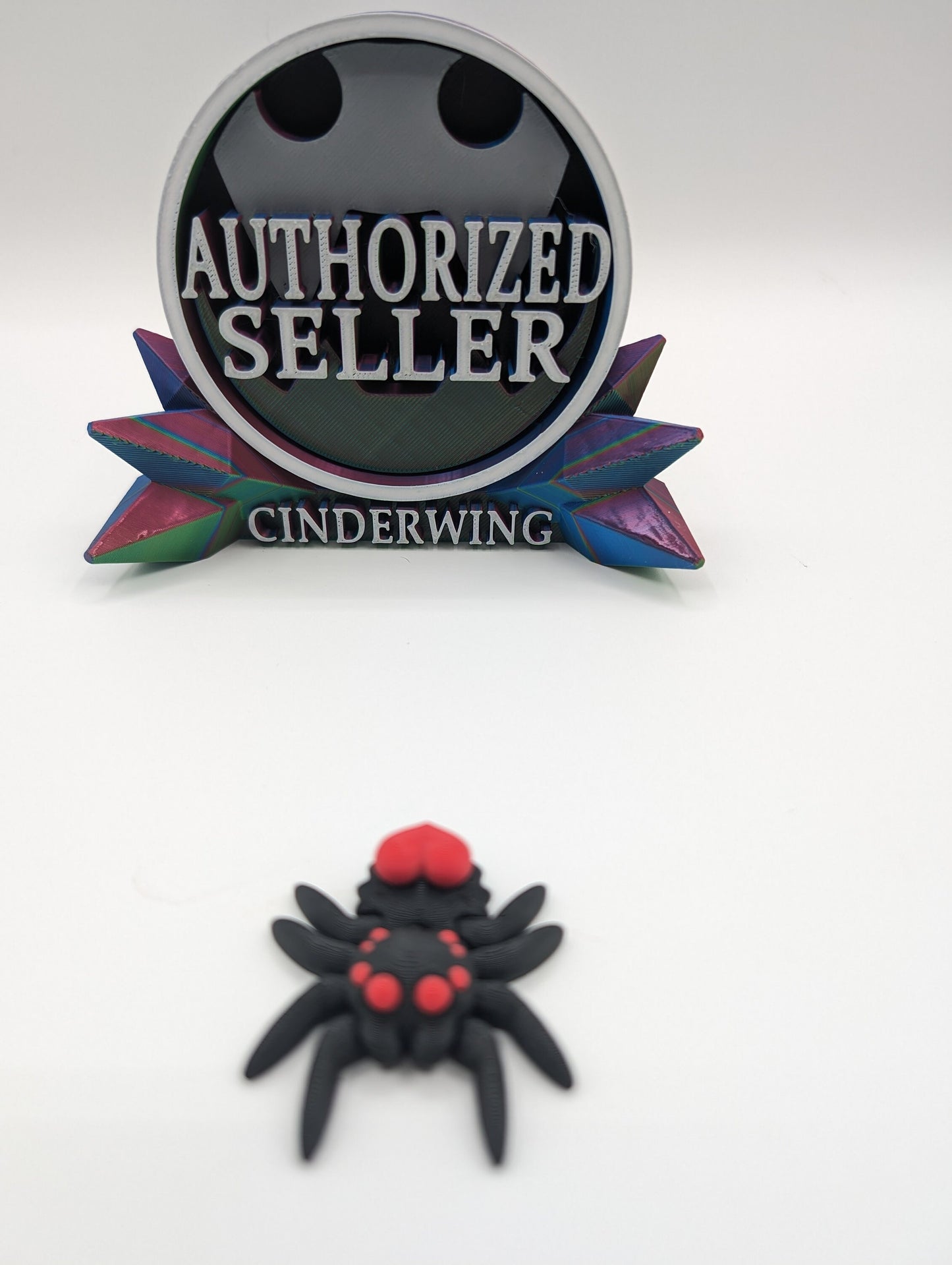 Valentine's TINY ARTICULATING SPIDER Fidget Toy Desk Stress Toy Valentine 3D Printed Articulated Tiny Toy Unique Romantic Gift Stress Relief