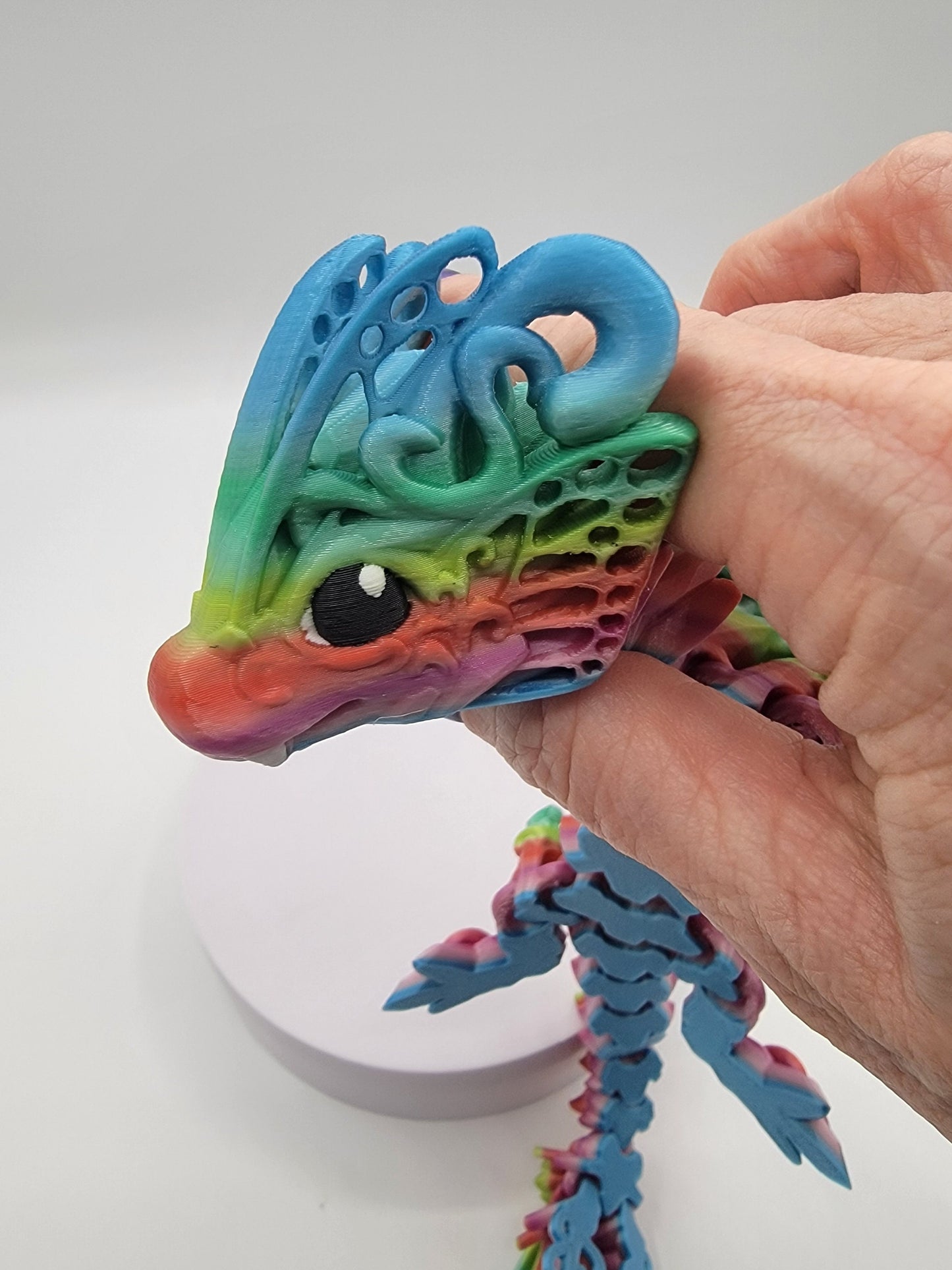 Dragon Baby Butterfly Dragon by Cinderwing, a captivating, mythical masterpiece, Fidget. Printed in multiple colors! No painting!