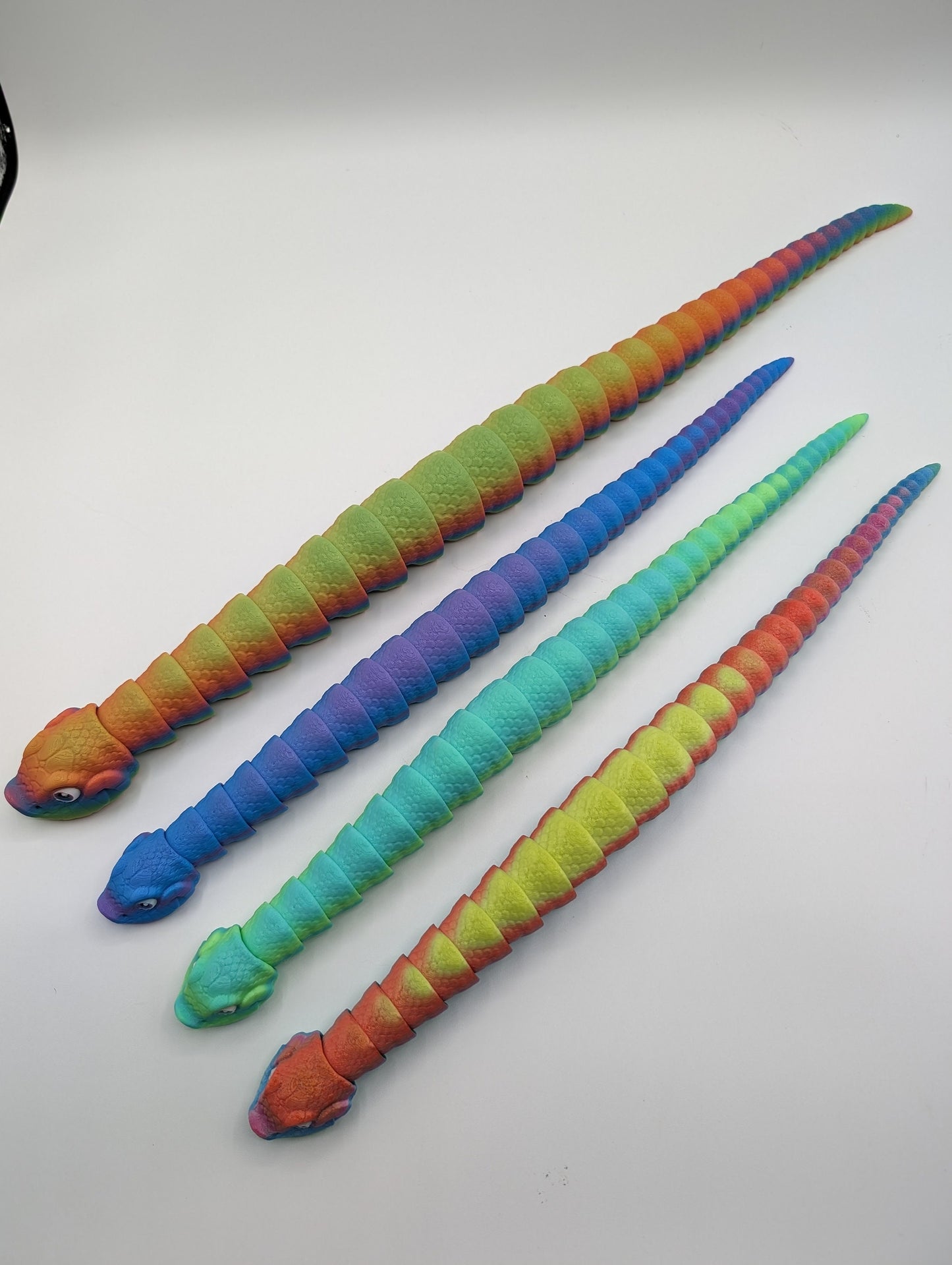 Snake 3D Printed Hognose Snake Unique Reptile Art Home Decor!