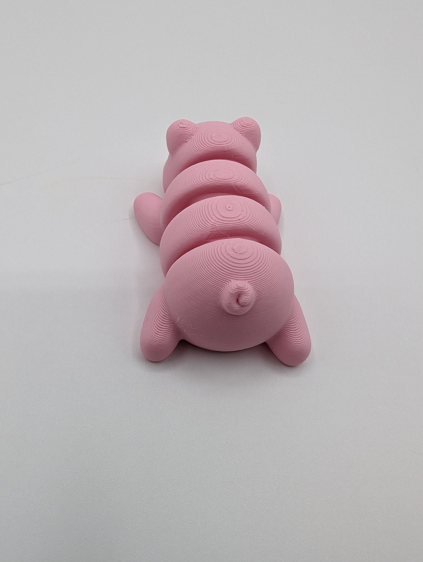 Tiny Pig Fidget Toy 3D Printed Articulated Stress Relief Cute Sensory Toy for Relaxation and Focus