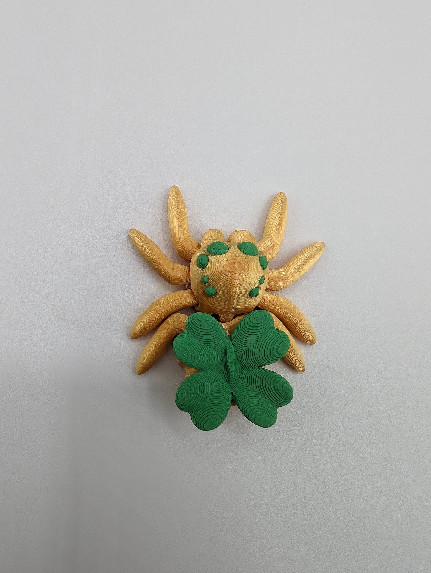 TINY ARTICULATING Clover SPIDER  Fidget Toy Desk Stress Toy