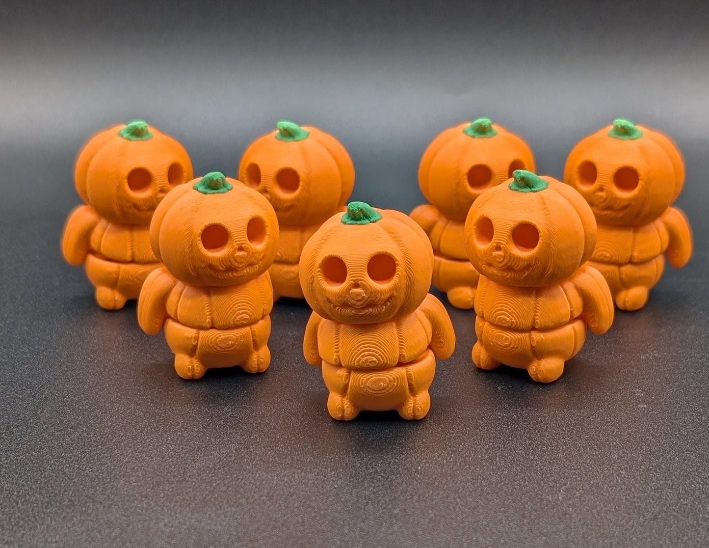 Scary Halloween Flexi Pumpkin Fidget Toy