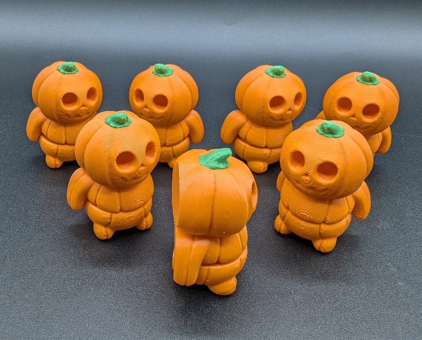 Scary Halloween Flexi Pumpkin Fidget Toy