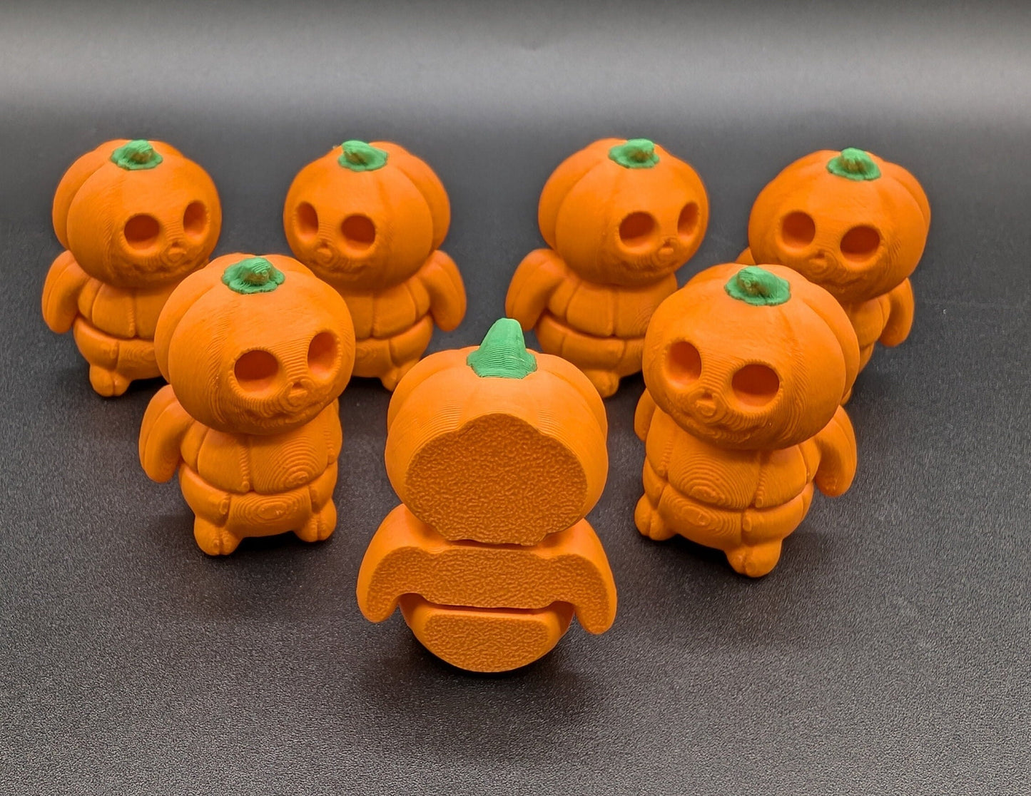 Scary Halloween Flexi Pumpkin Fidget Toy