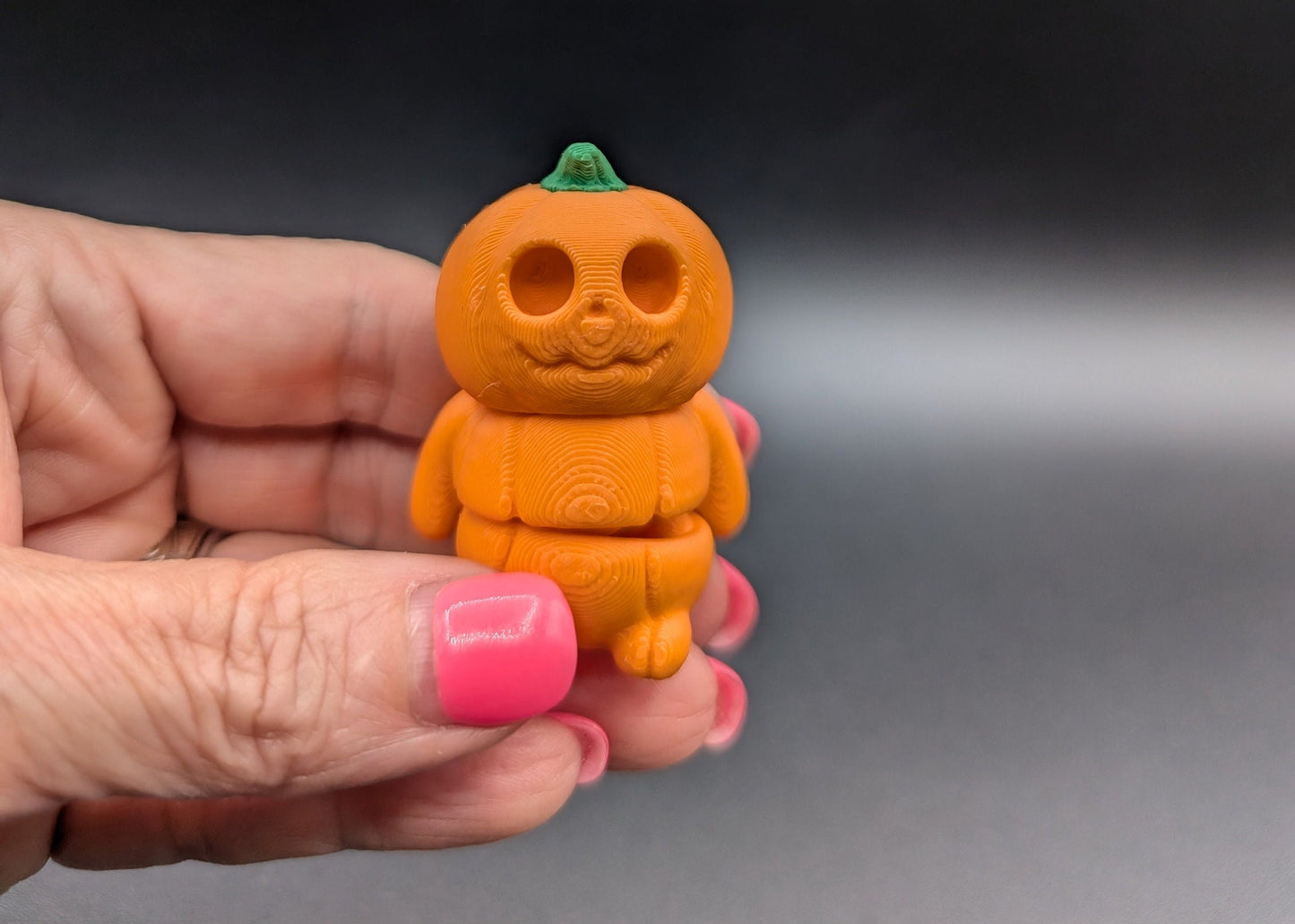 Scary Halloween Flexi Pumpkin Fidget Toy