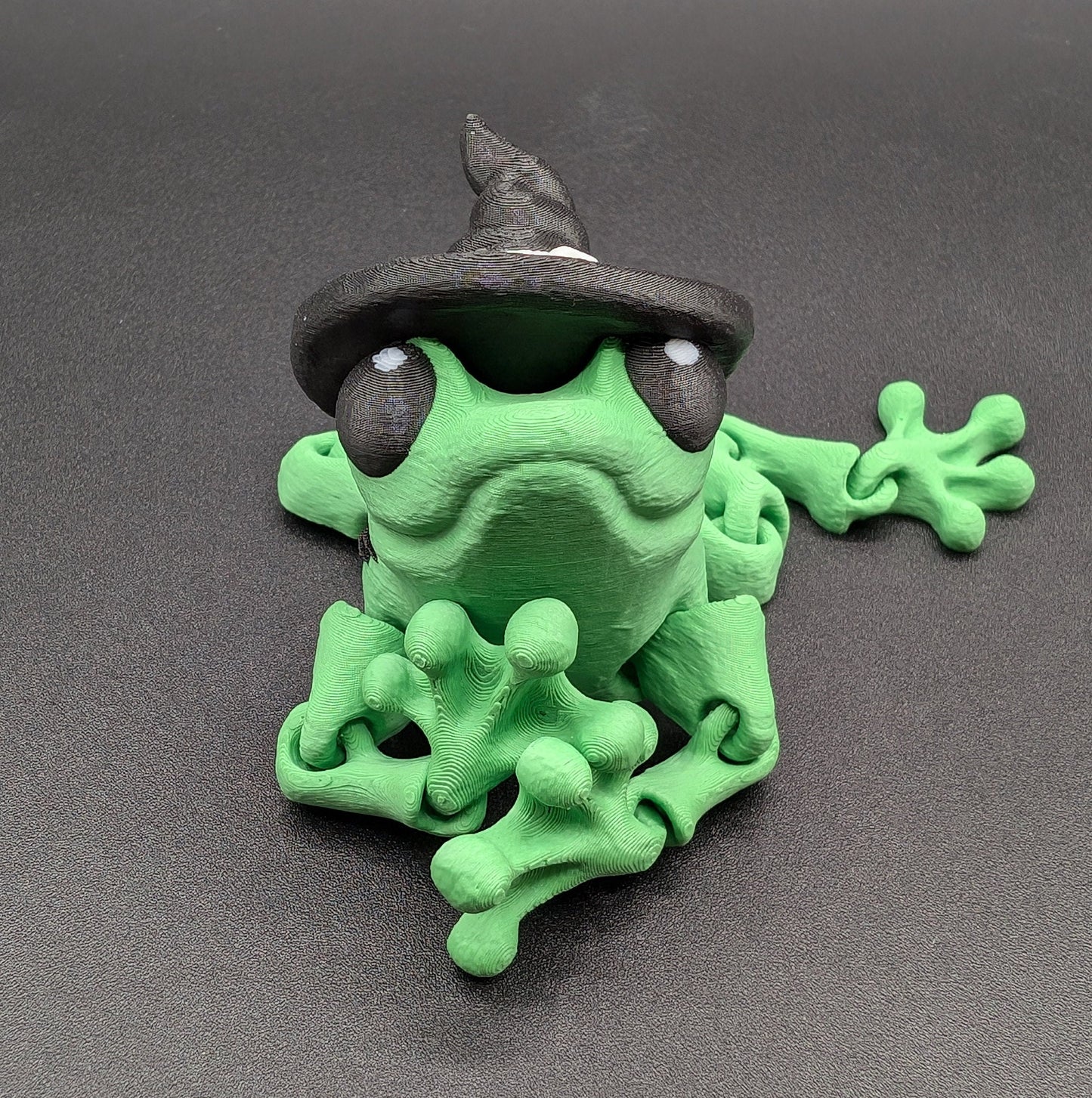 Articulated Witchy Halloween Frog