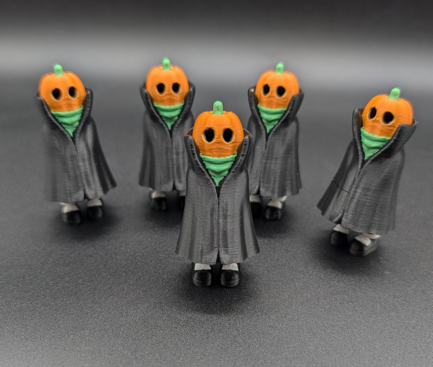 Halloween Caped Pumpkin Head Jack Ghost with Shoes