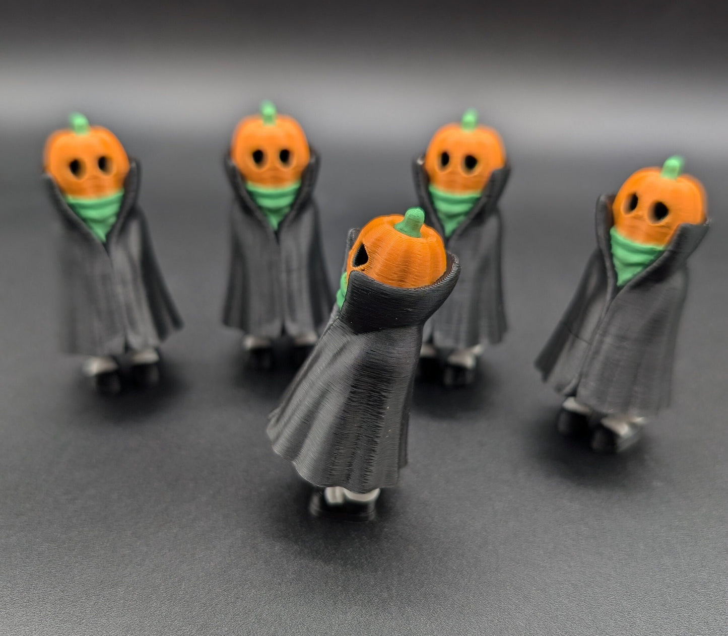 Halloween Caped Pumpkin Head Jack Ghost with Shoes