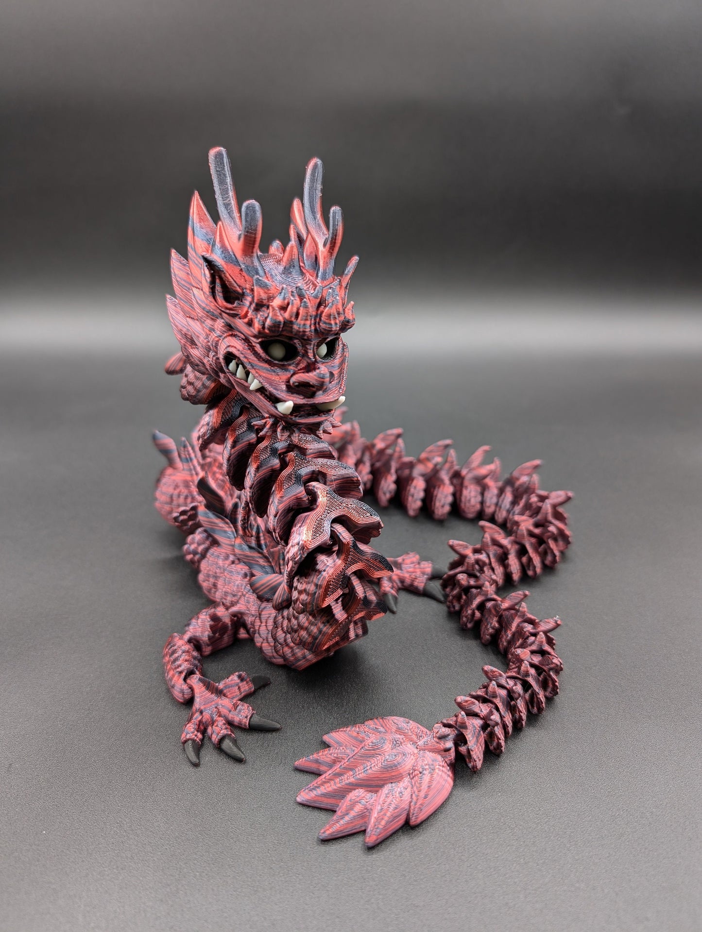 Articulated Dragon Fidget Toy: Flexi Factory Desk Decoration