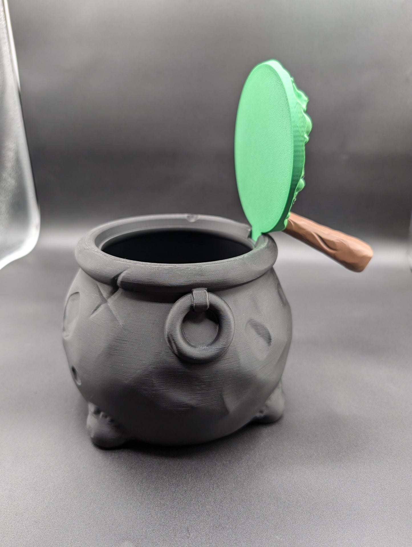 Creepy Halloween Cauldron Candy Bowl