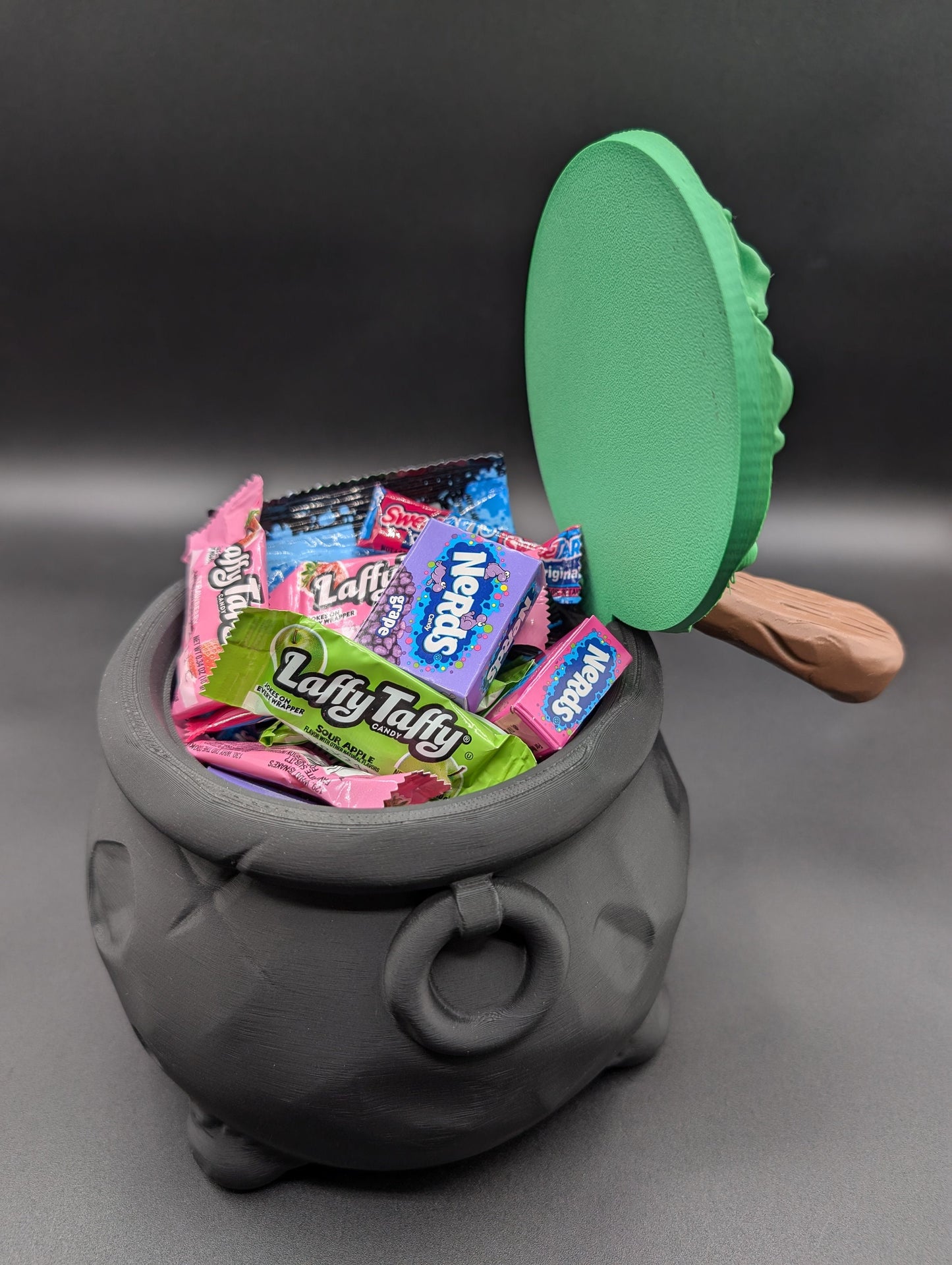 Creepy Halloween Cauldron Candy Bowl