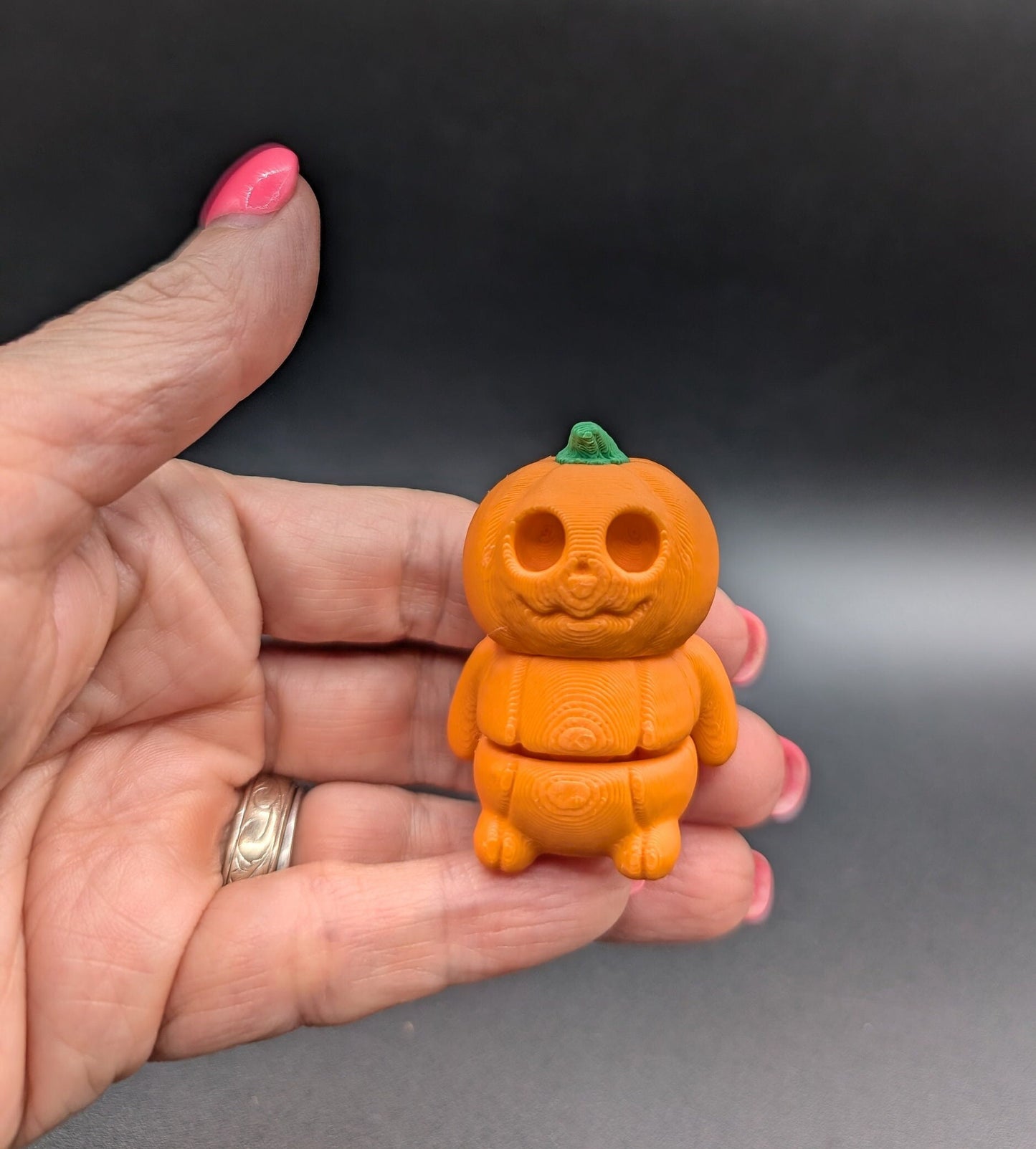Scary Halloween Flexi Pumpkin Fidget Toy
