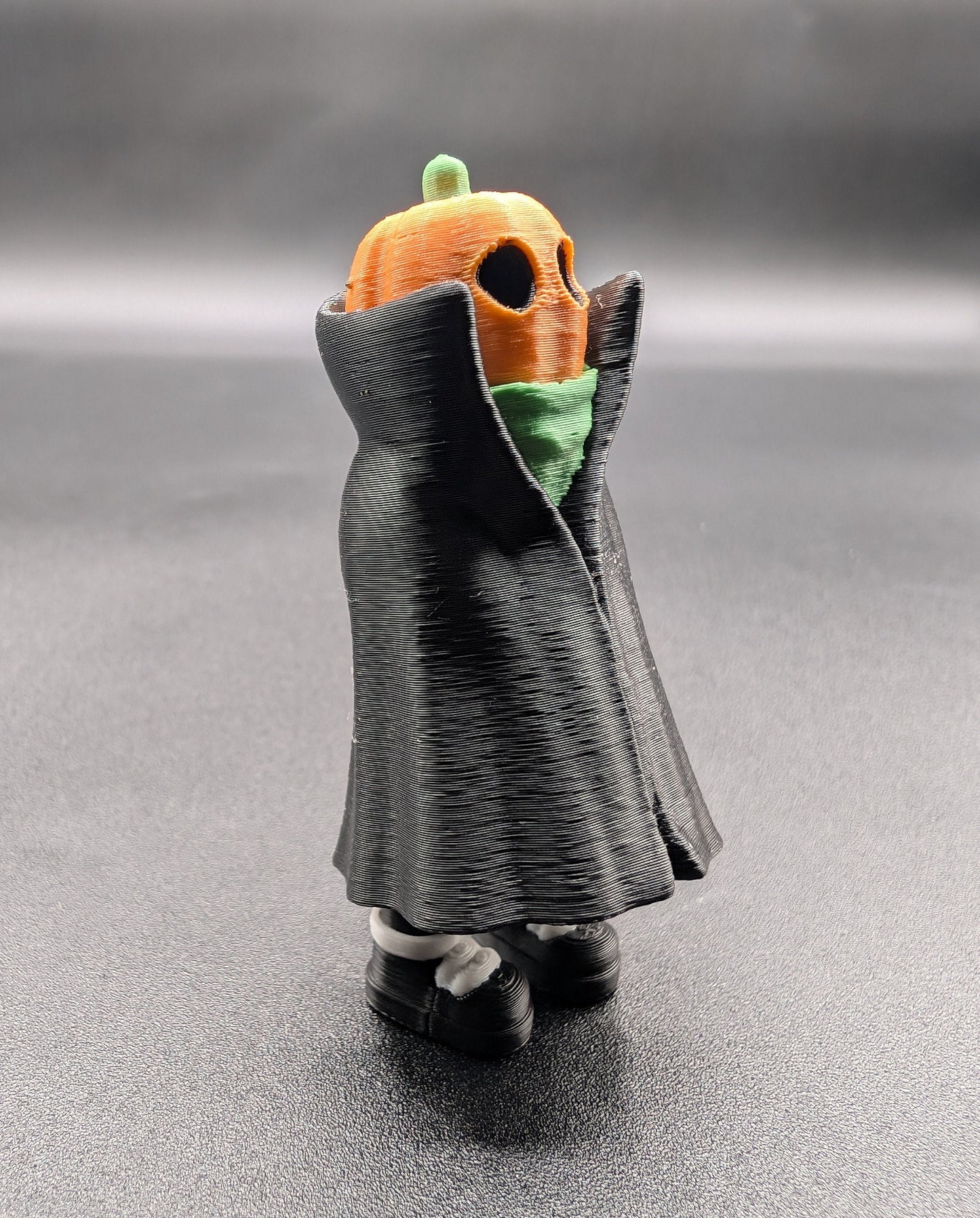 Halloween Caped Pumpkin Head Jack Ghost with Shoes