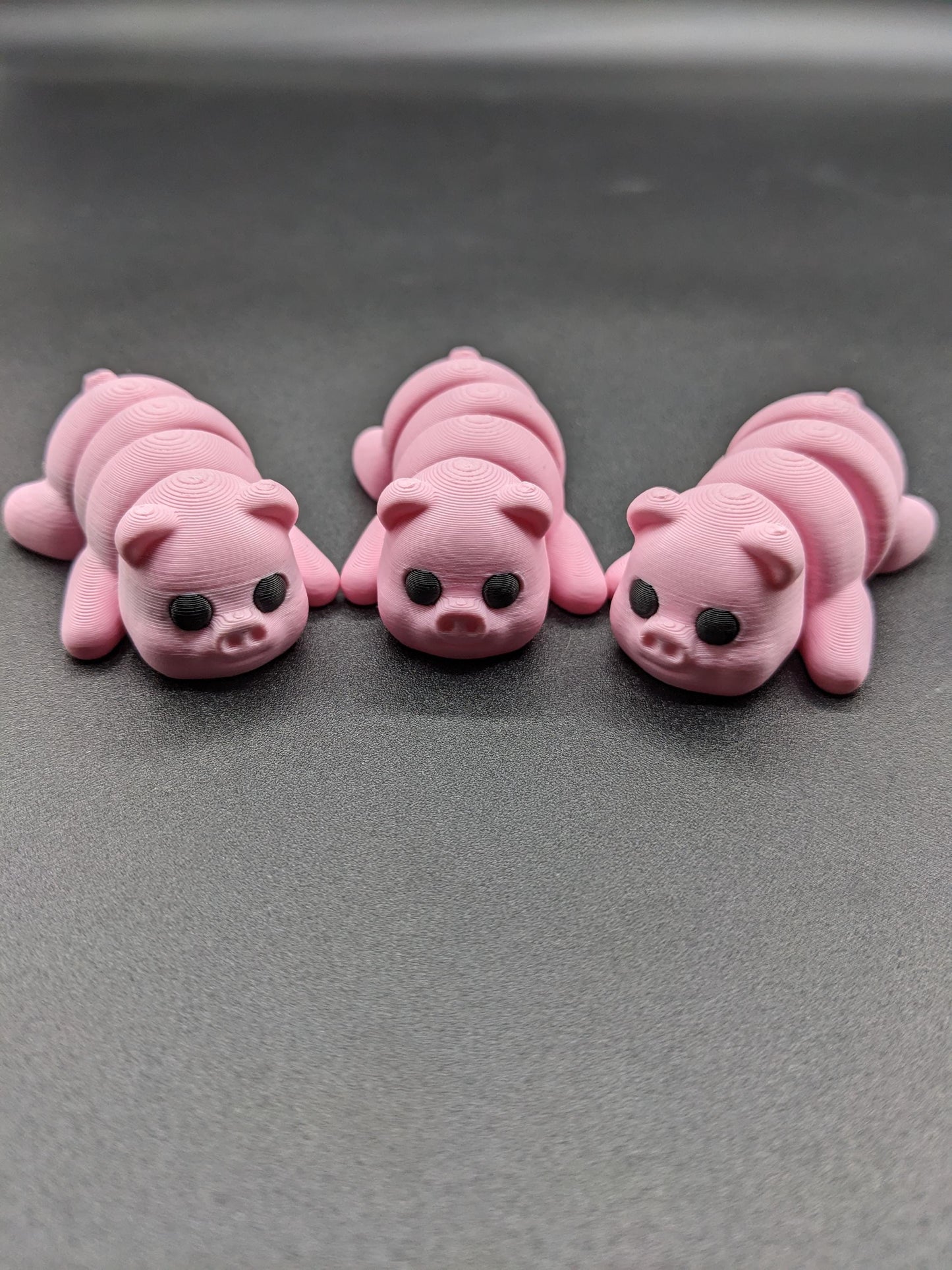 Tiny Pig Fidget Toy 3D Printed Articulated Stress Relief Cute Sensory Toy for Relaxation and Focus