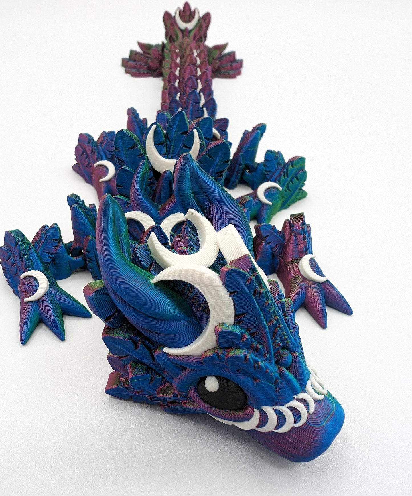 Dragon Crystal Dragon multi color articulated dragon3d printed dragon wing forth wing