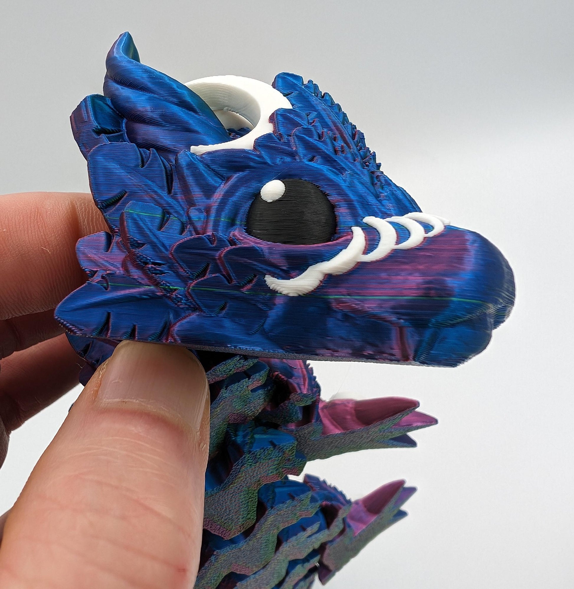 Dragon Crystal Dragon multi color articulated dragon3d printed dragon wing forth wing