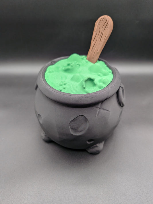 Creepy Halloween Cauldron Candy Bowl
