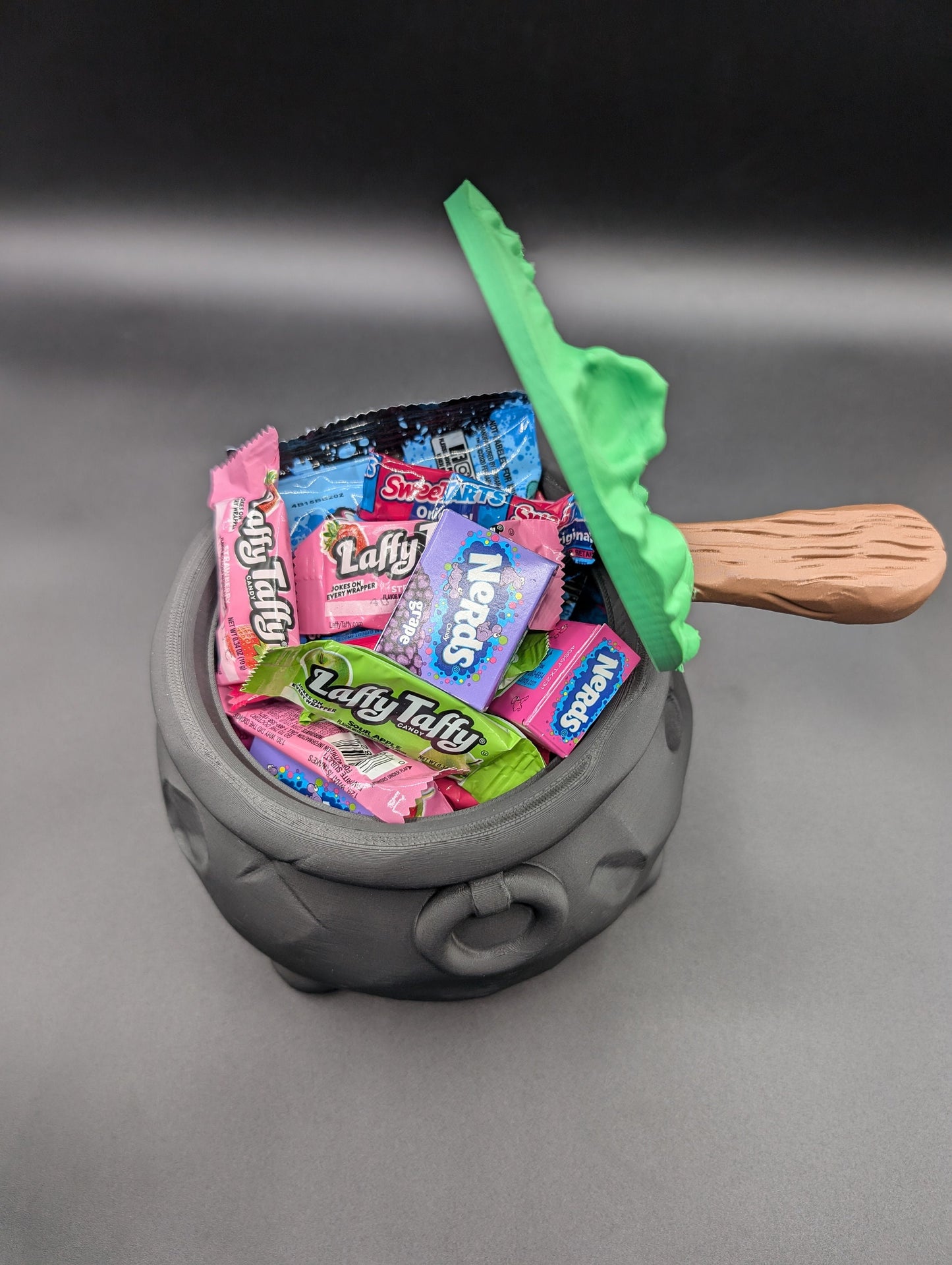 Creepy Halloween Cauldron Candy Bowl