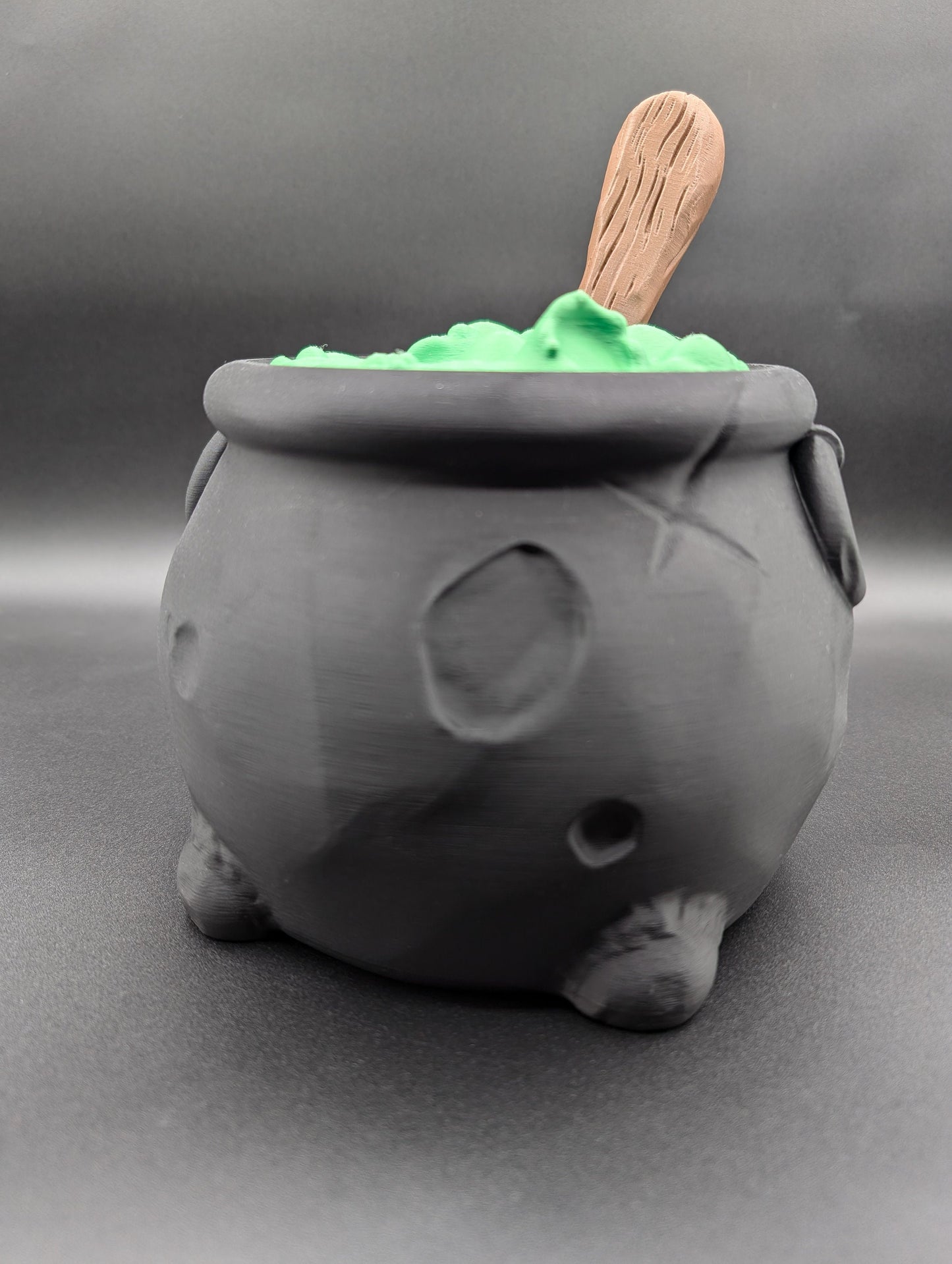 Creepy Halloween Cauldron Candy Bowl